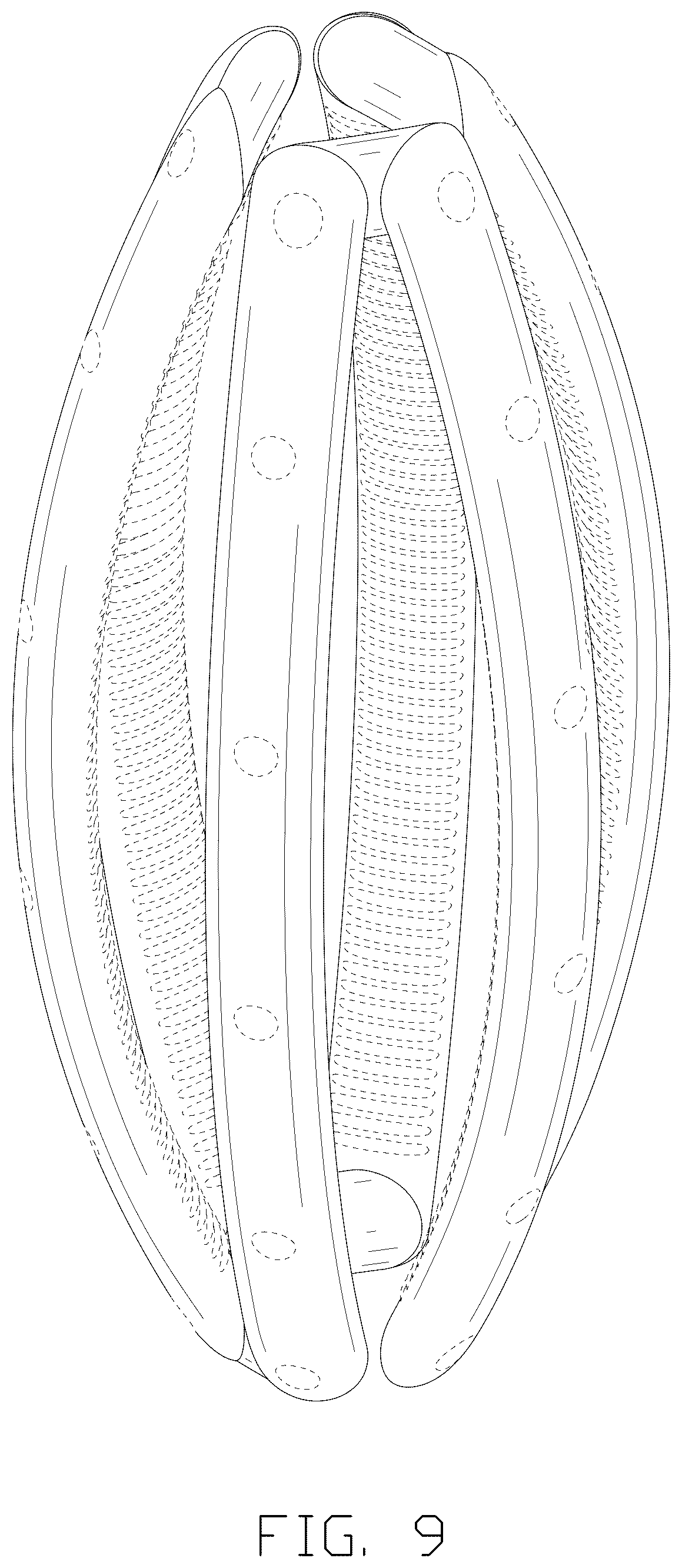 Patent USD1125390 Figure 9 – Foldable hula hoop