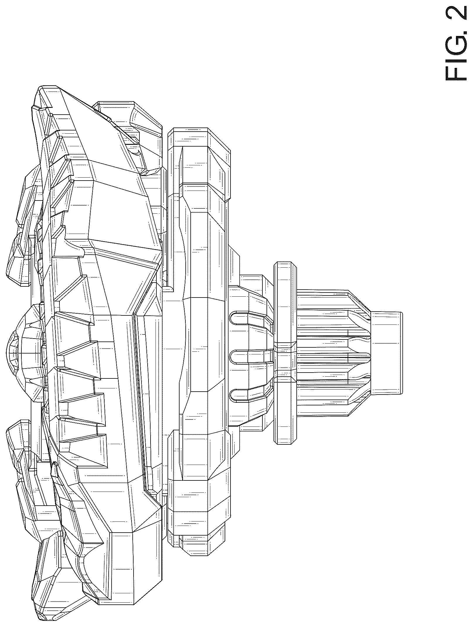 Patent USD1125391 Figure 2 – Spinning top toy