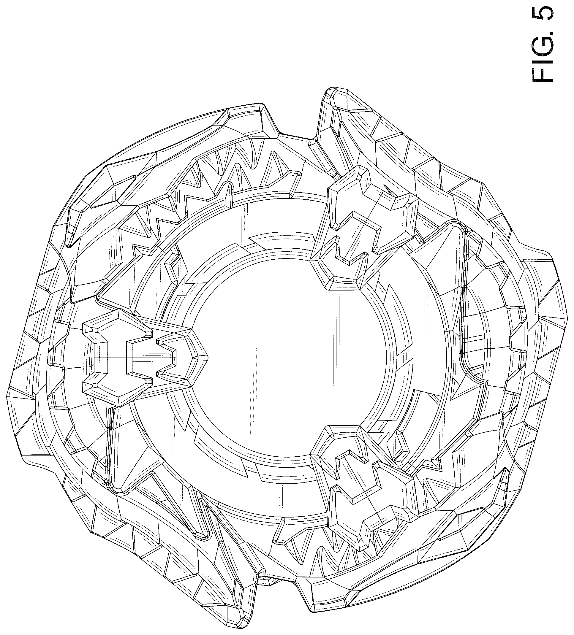 Patent USD1125391 Figure 5 – Spinning top toy