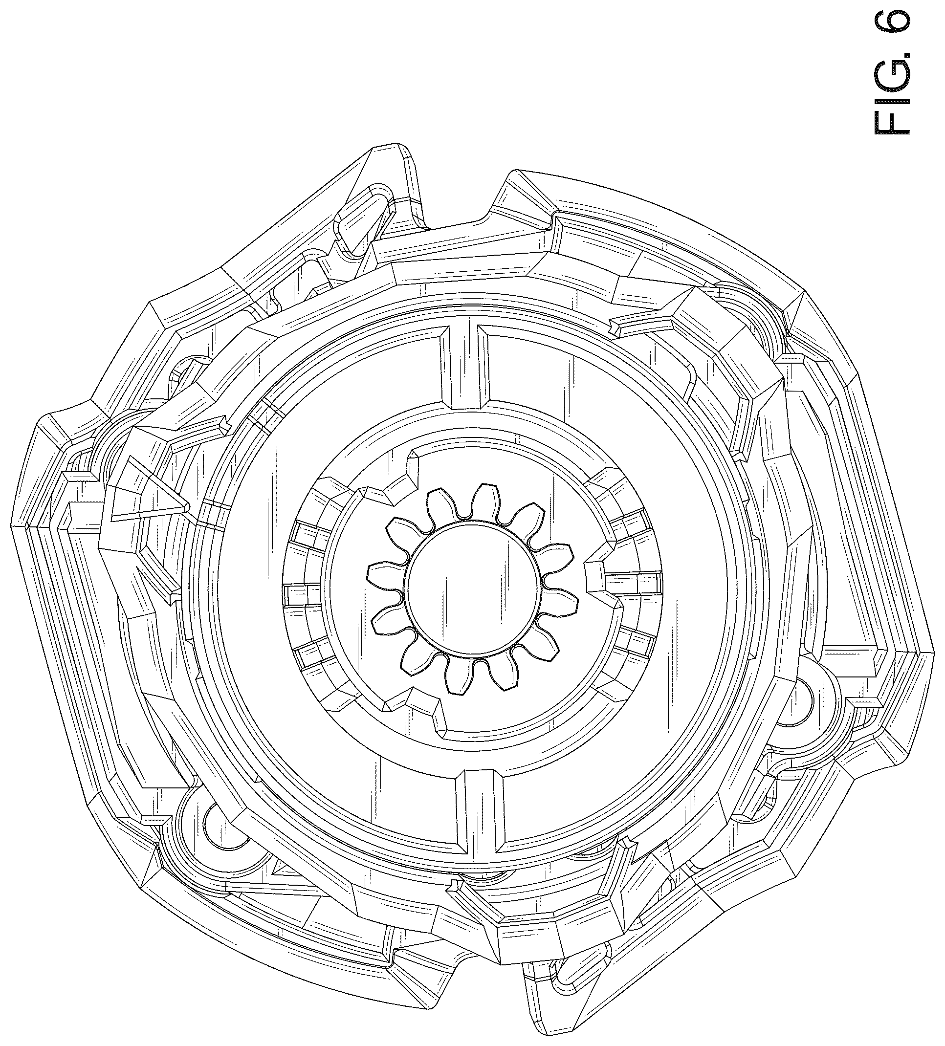 Patent USD1125391 Figure 6 – Spinning top toy