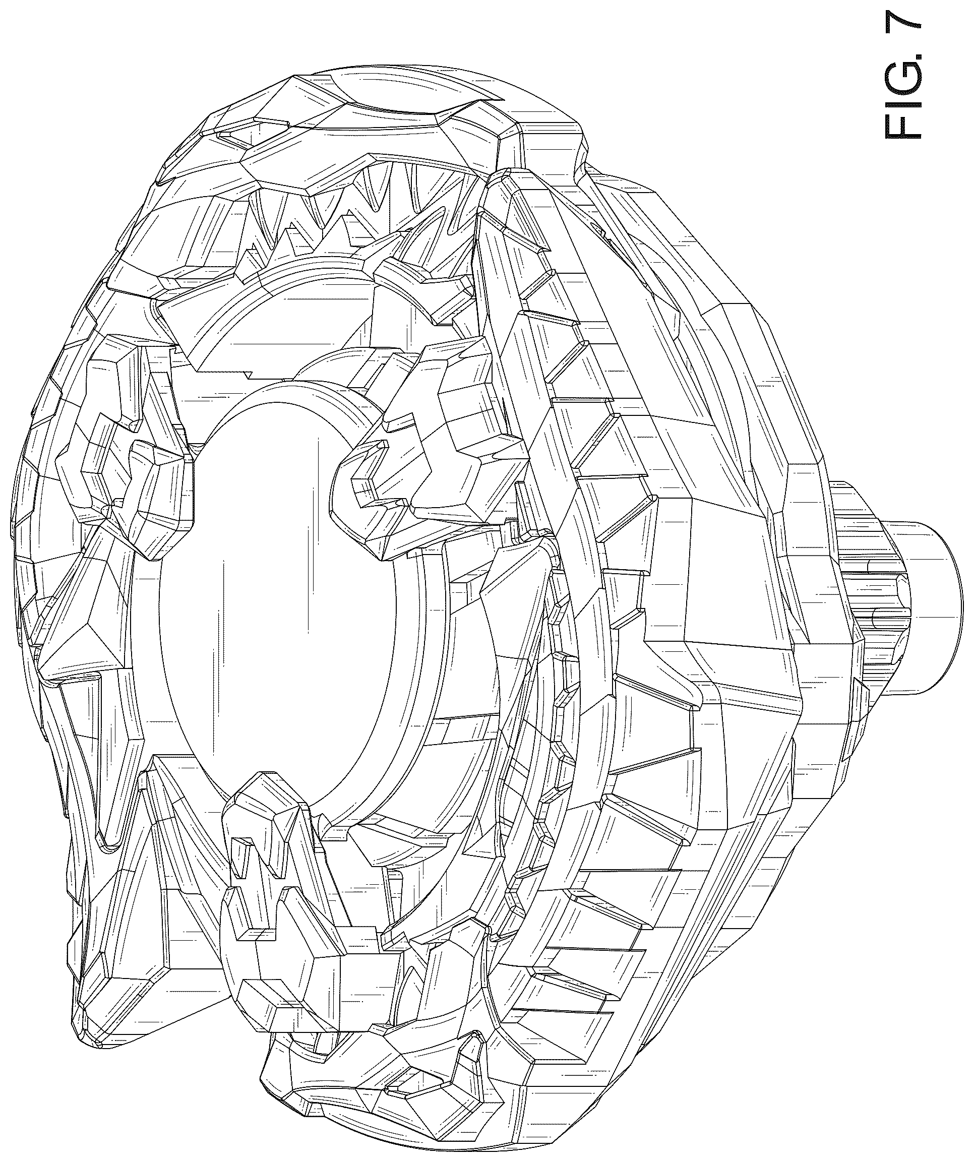 Patent USD1125391 Figure 7 – Spinning top toy