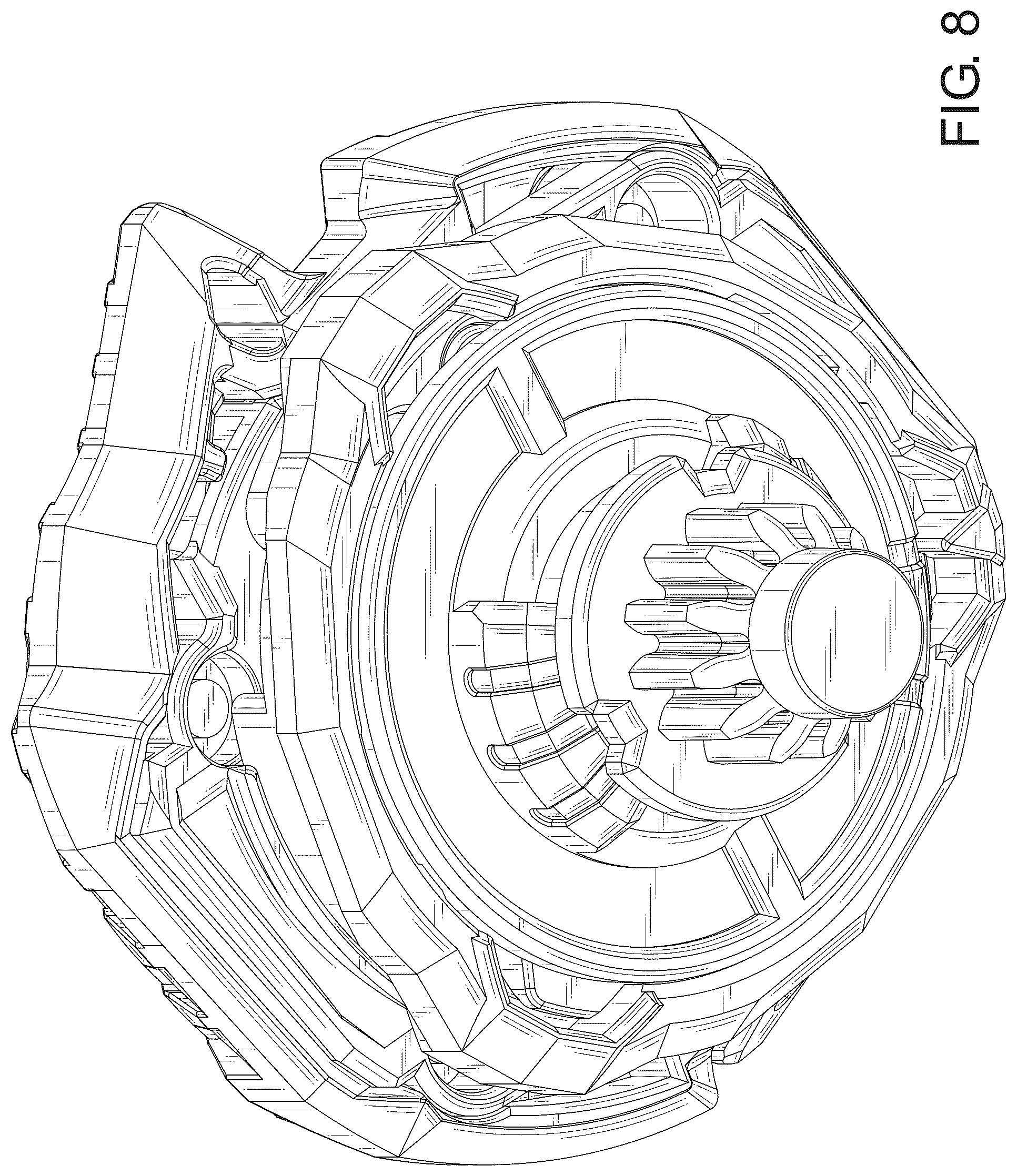 Patent USD1125391 Figure 8 – Spinning top toy