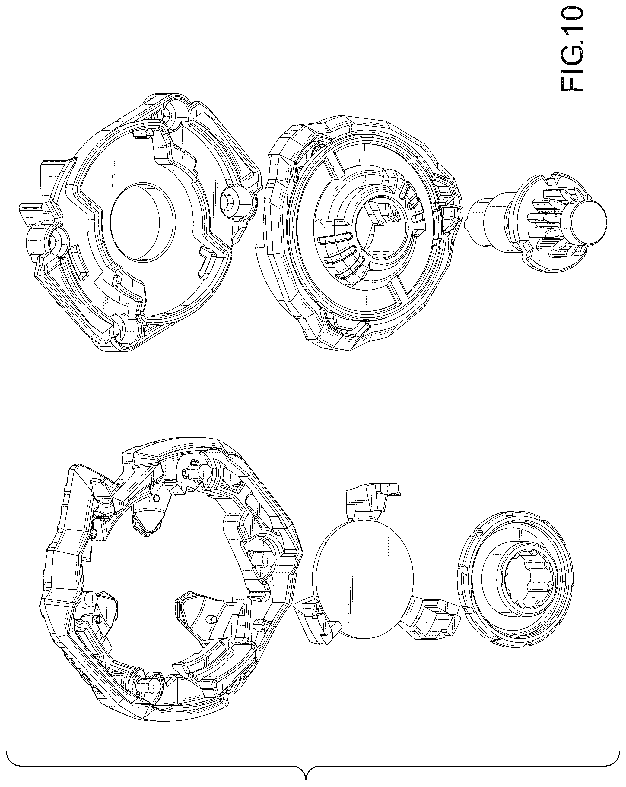 Patent USD1125391 Figure 10 – Spinning top toy