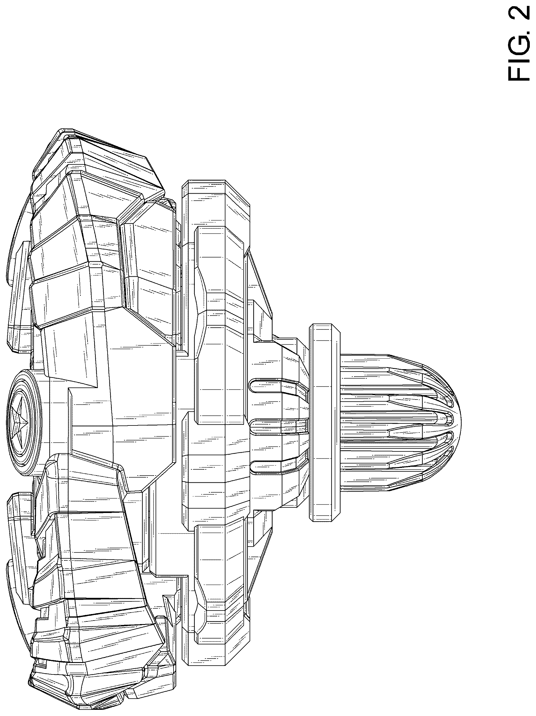 Patent USD1125392 Figure 2 – Spinning top toy