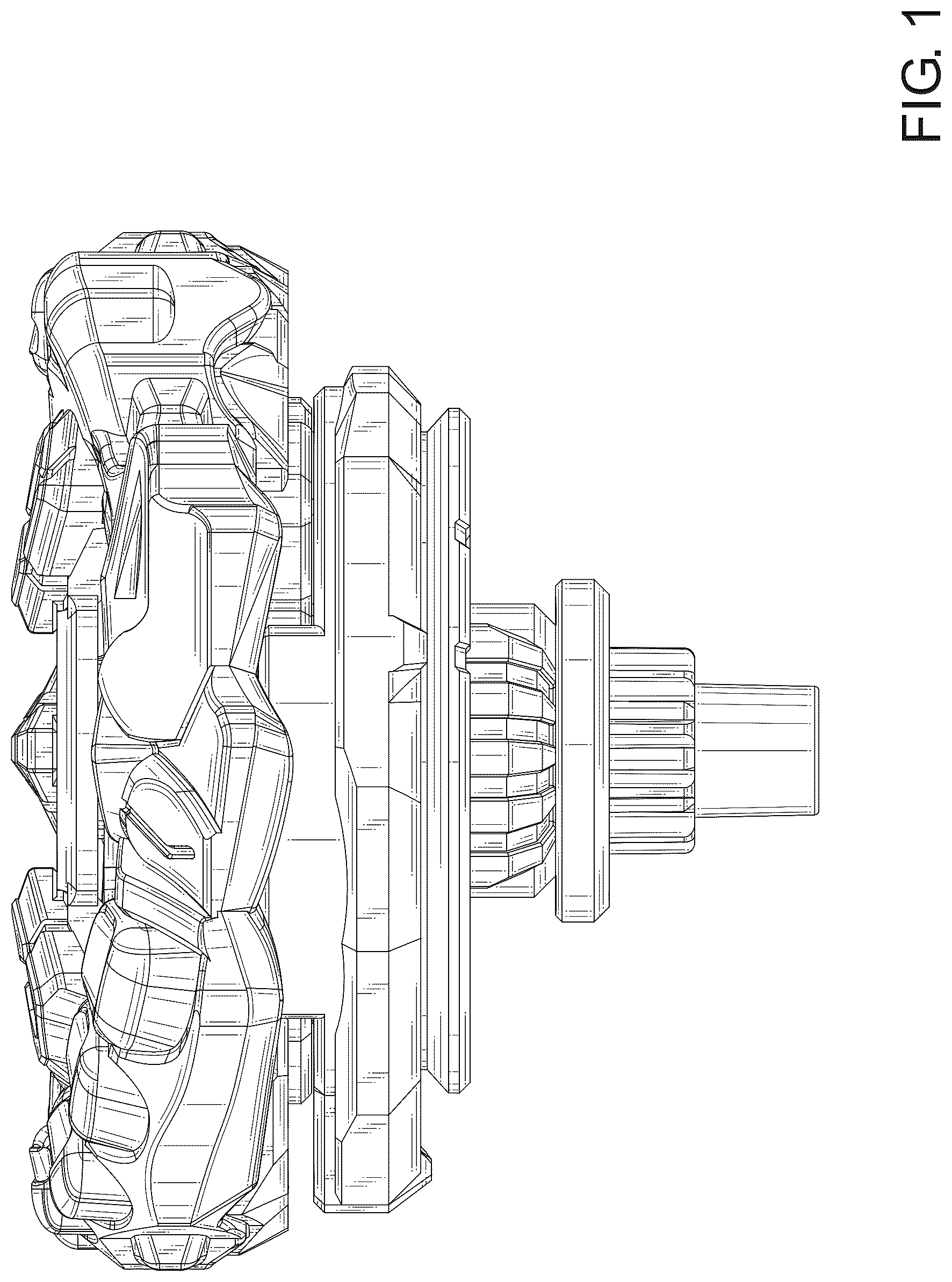 Patent USD1125393 Figure 1 – Spinning top toy