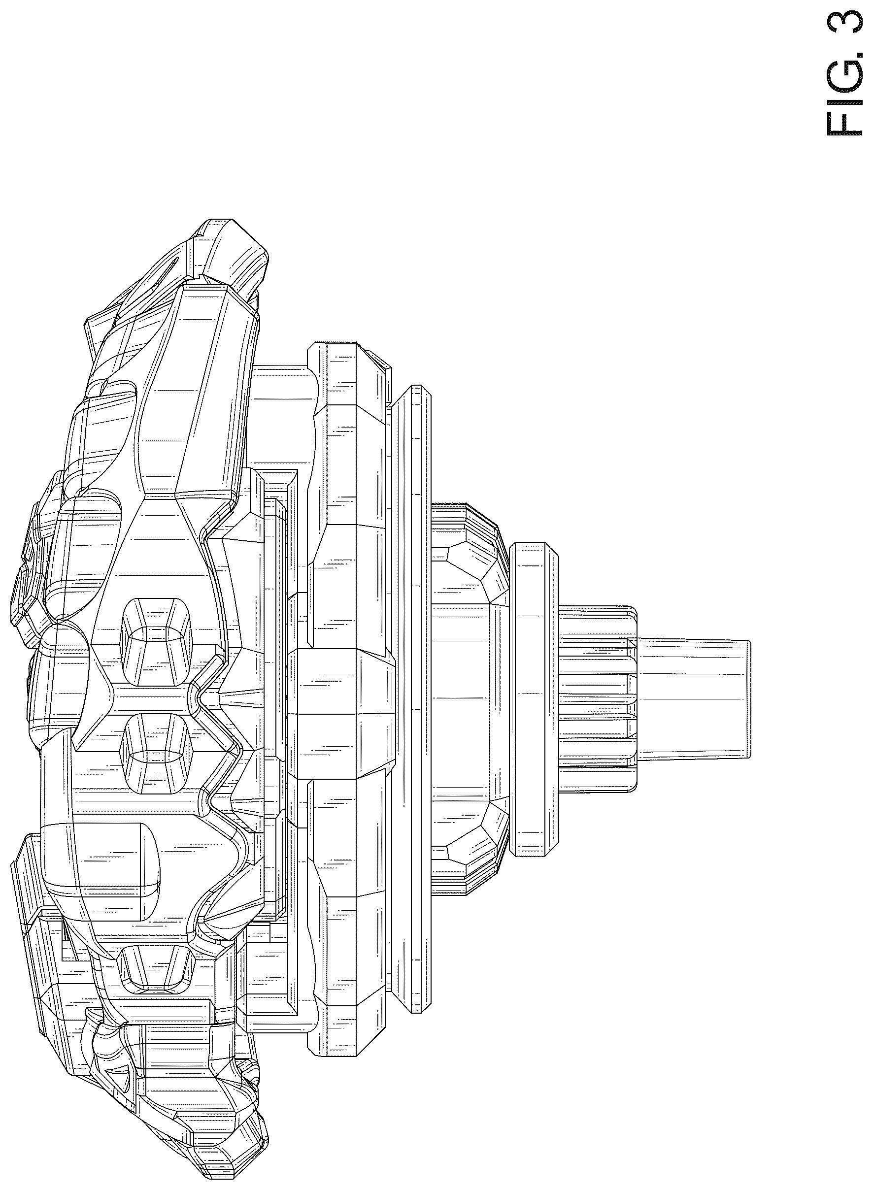 Patent USD1125393 Figure 3 – Spinning top toy