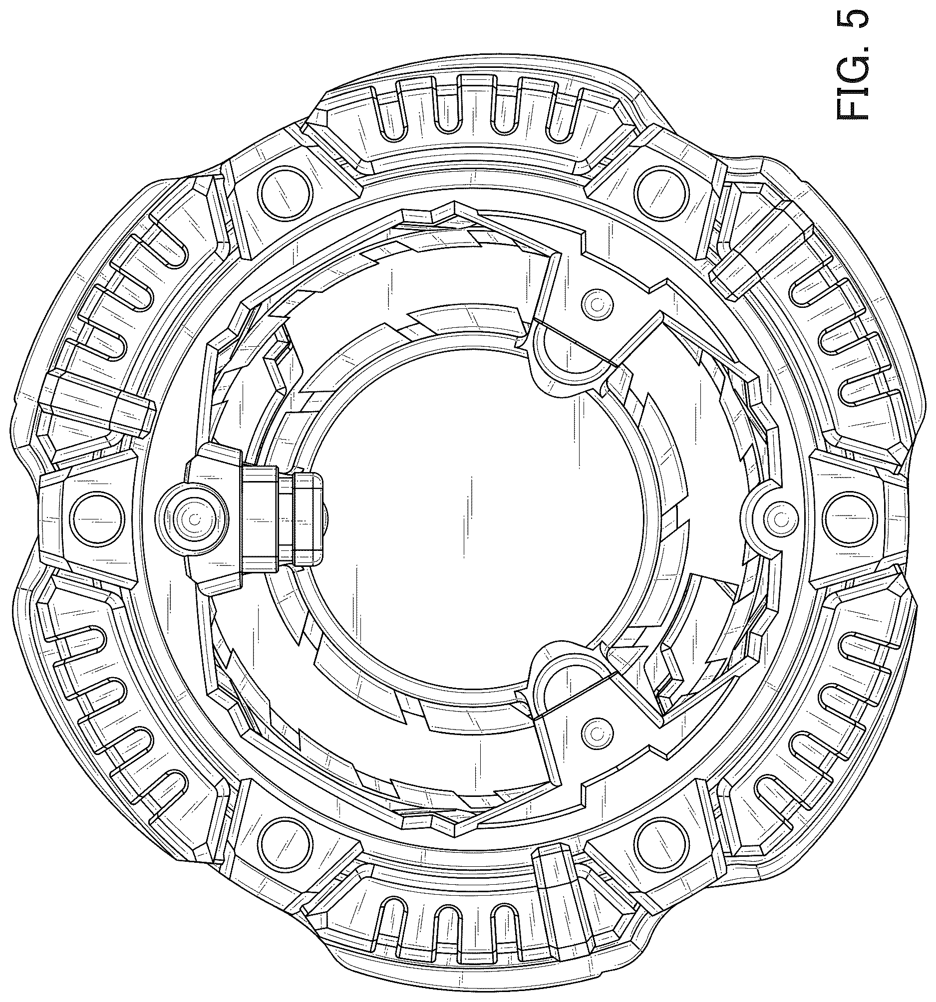Patent USD1125394 Figure 5 – Spinning top toy