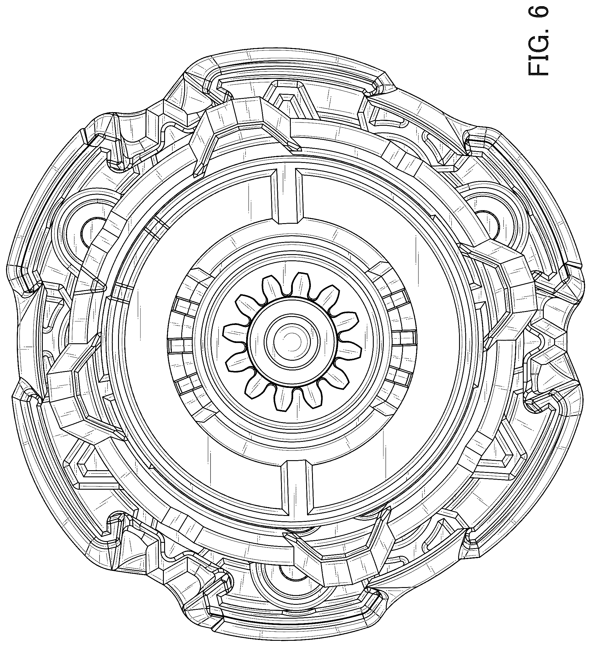 Patent USD1125394 Figure 6 – Spinning top toy