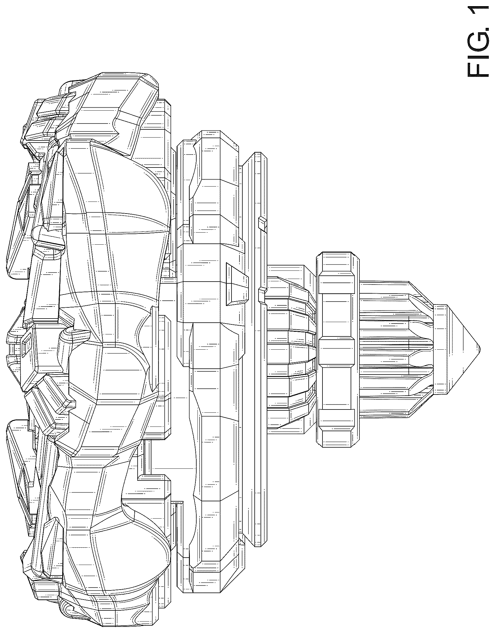 Patent USD1125395 — Spinning top toy — Figure 1