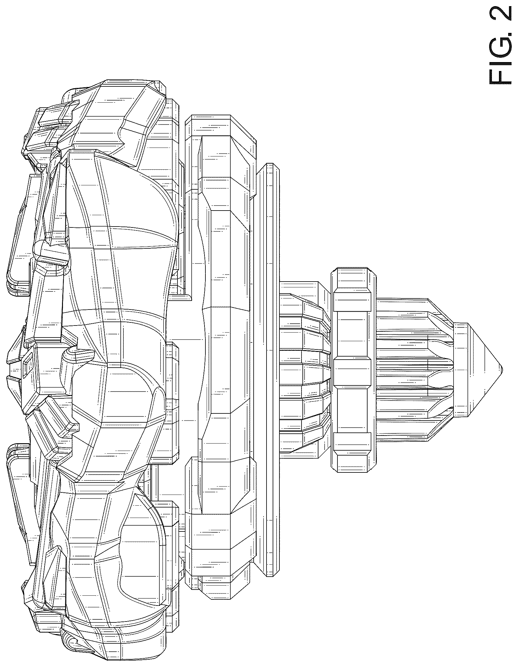 Patent USD1125395 Figure 2 – Spinning top toy