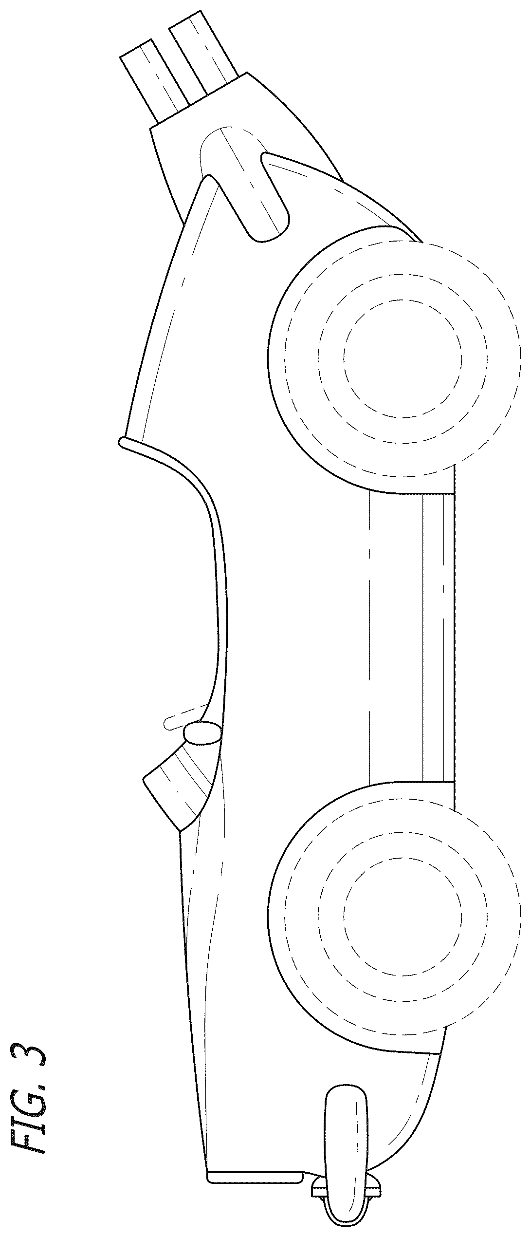 Patent USD1125399 Figure 3 – Toy vehicle
