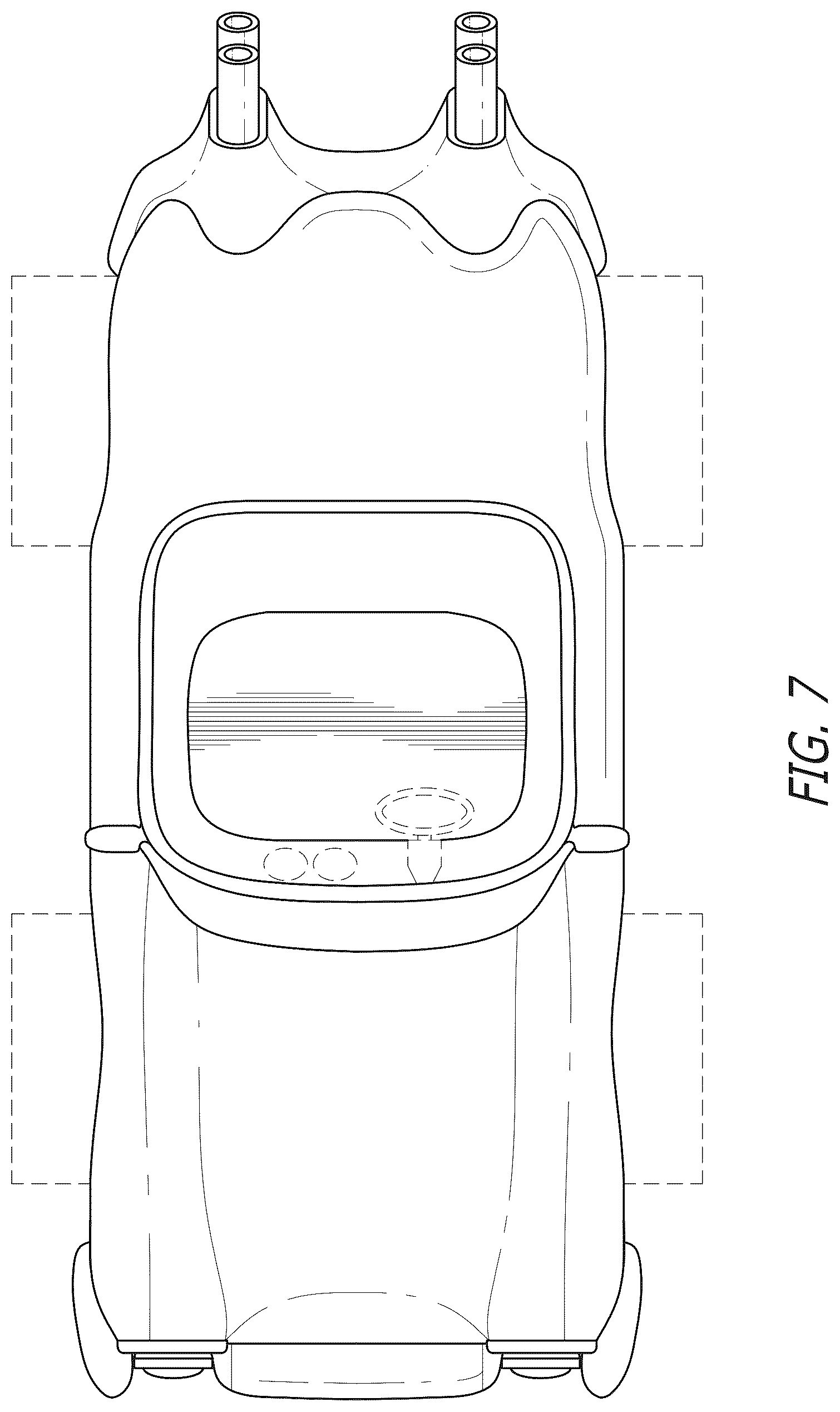 Patent USD1125399 Figure 6 – Toy vehicle