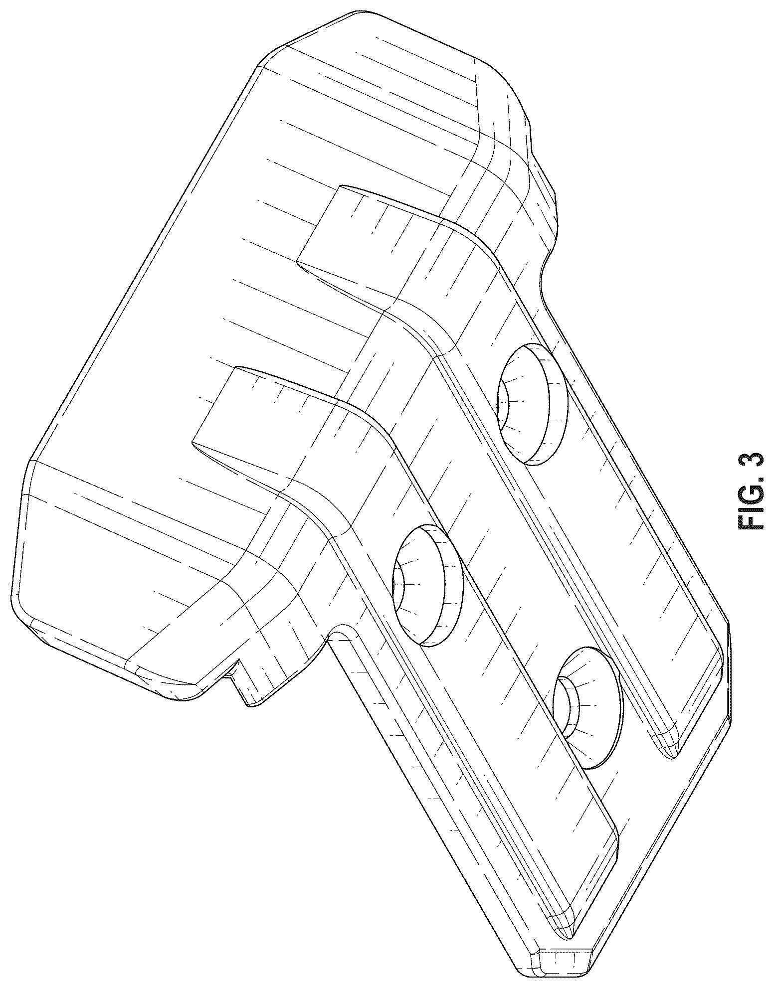 Patent USD1125400 Figure 3 – Model vehicle skid pad
