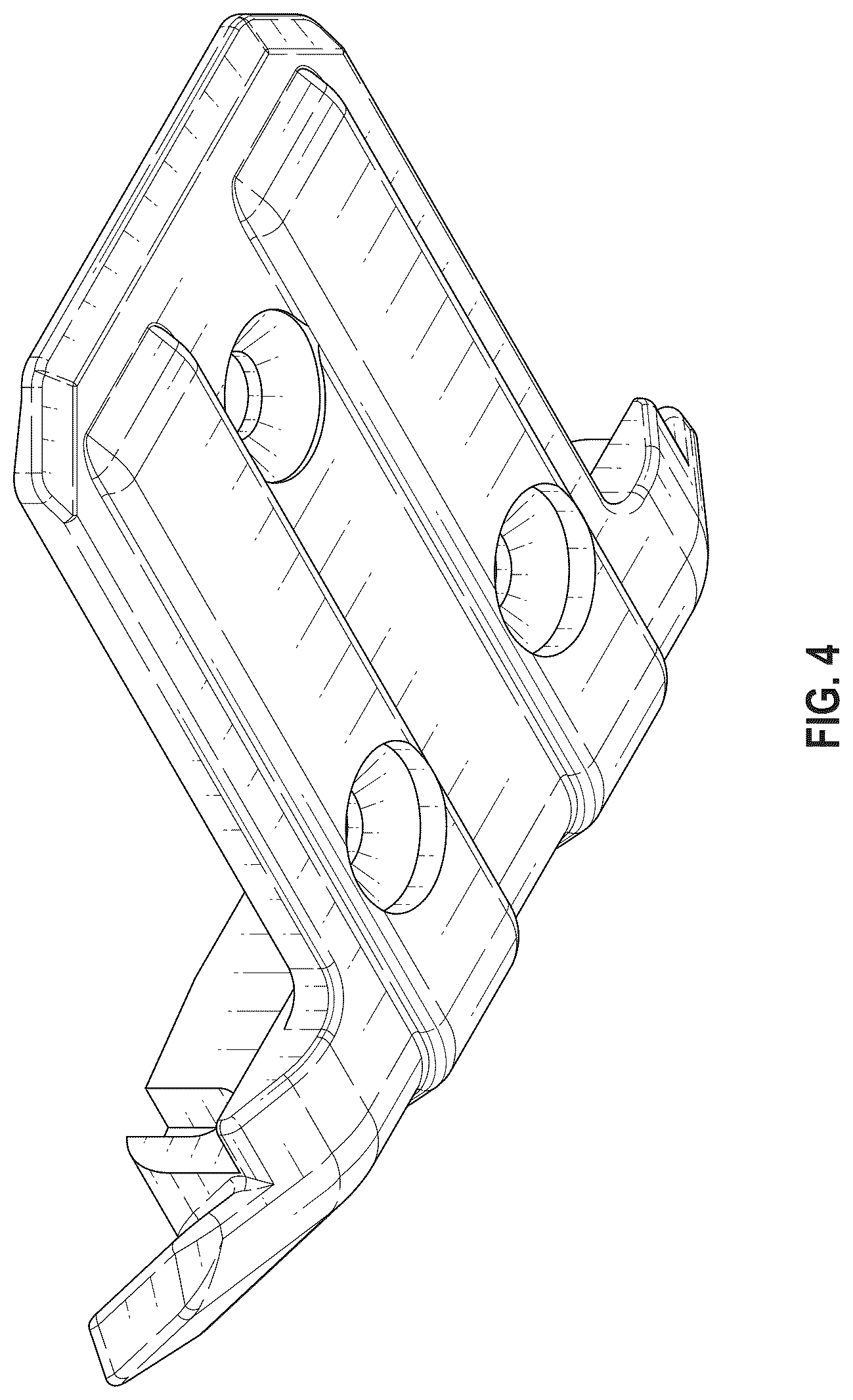 Patent USD1125400 Figure 4 – Model vehicle skid pad