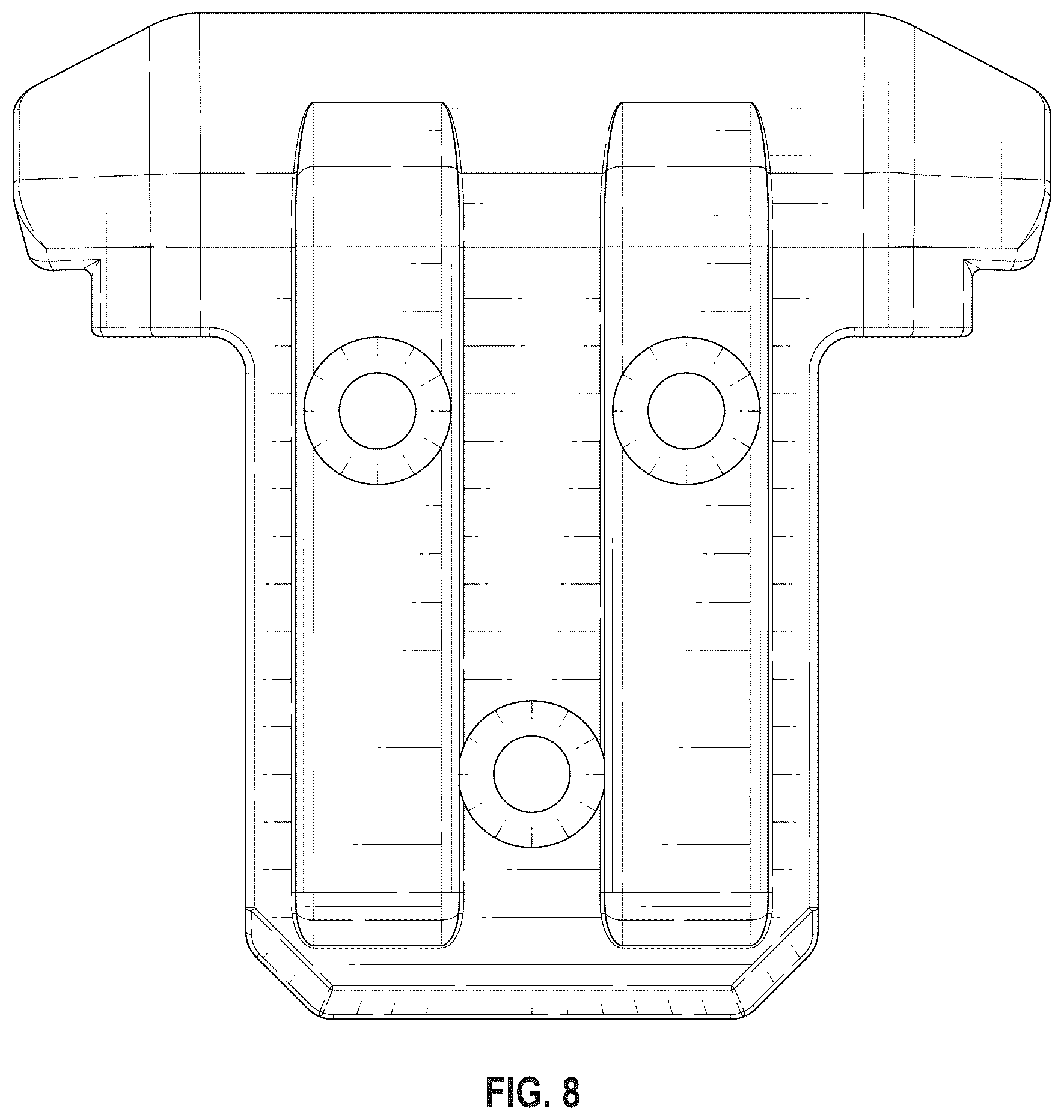 Patent USD1125400 Figure 7 – Model vehicle skid pad