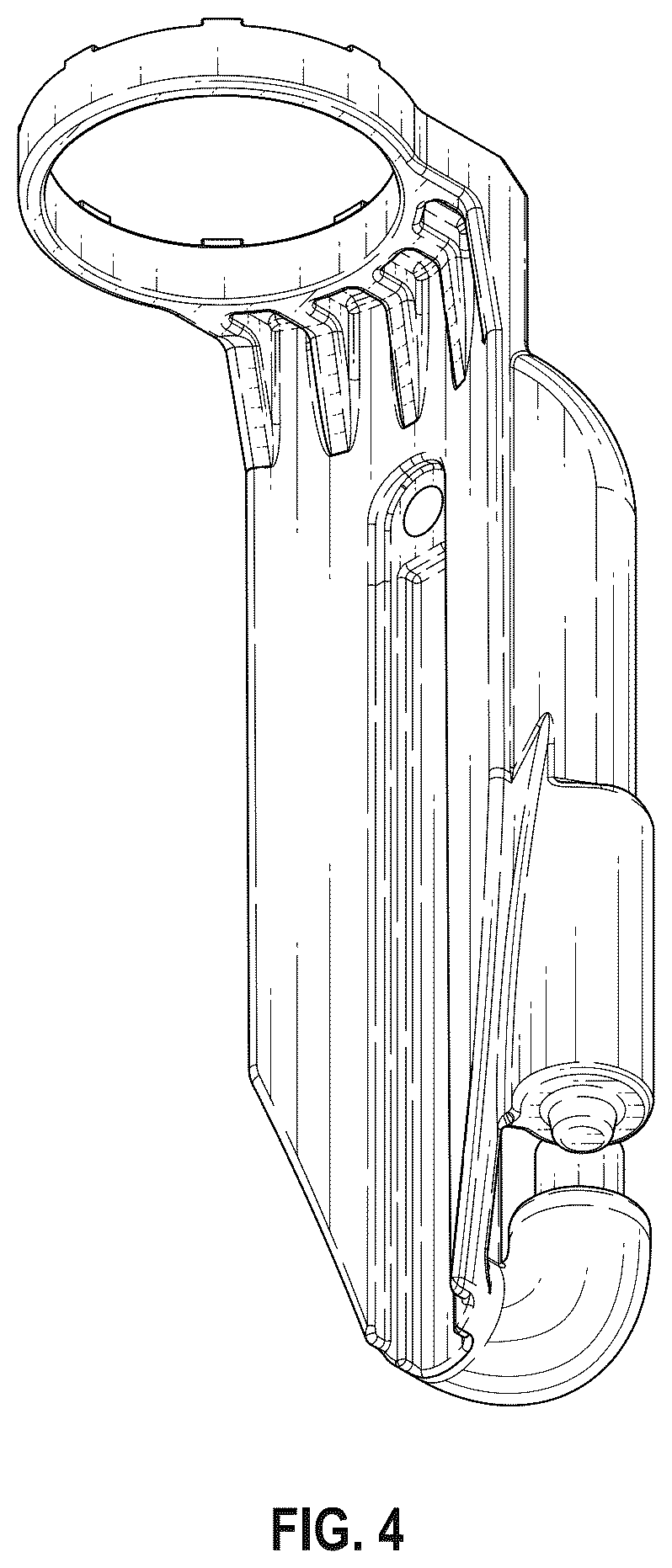 Patent USD1125402 Figure 4 – Model vehicle shock reservoir mount
