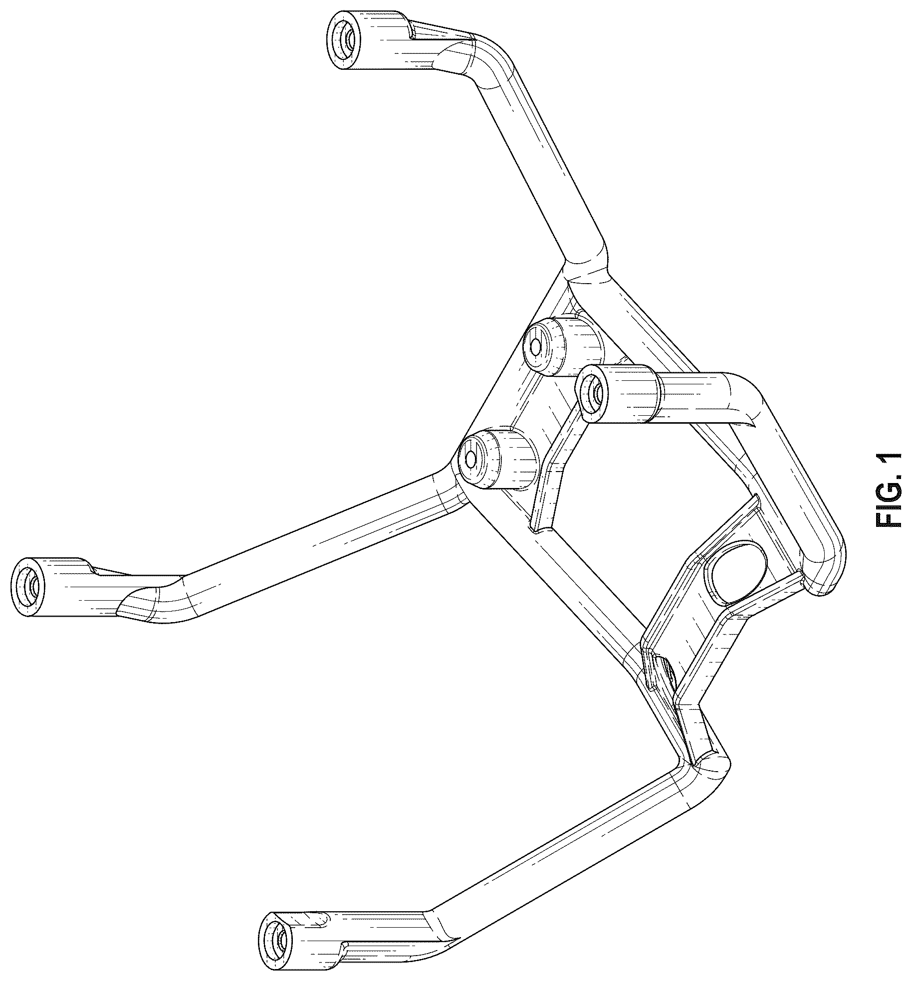 Patent USD1125403 Figure 1 – Model vehicle cage