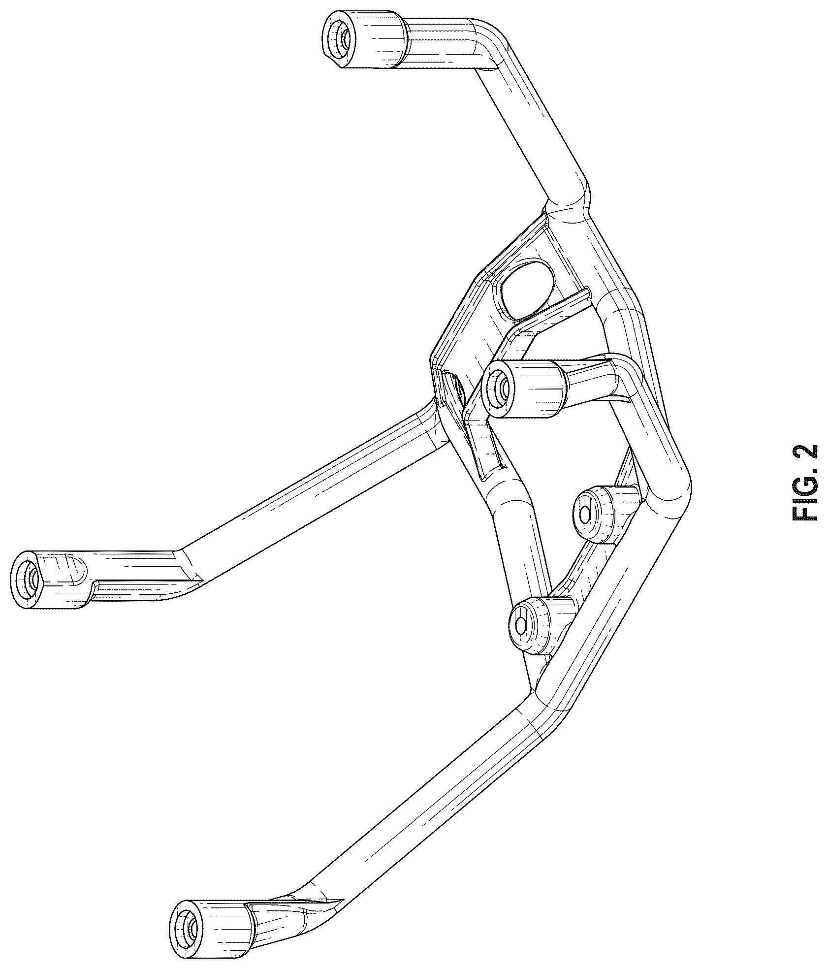 Patent USD1125403 Figure 2 – Model vehicle cage