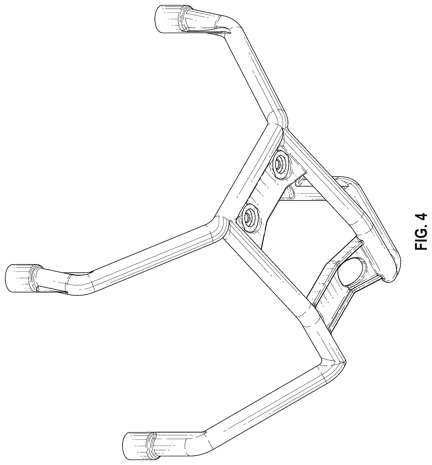 Patent USD1125403 Figure 4 – Model vehicle cage