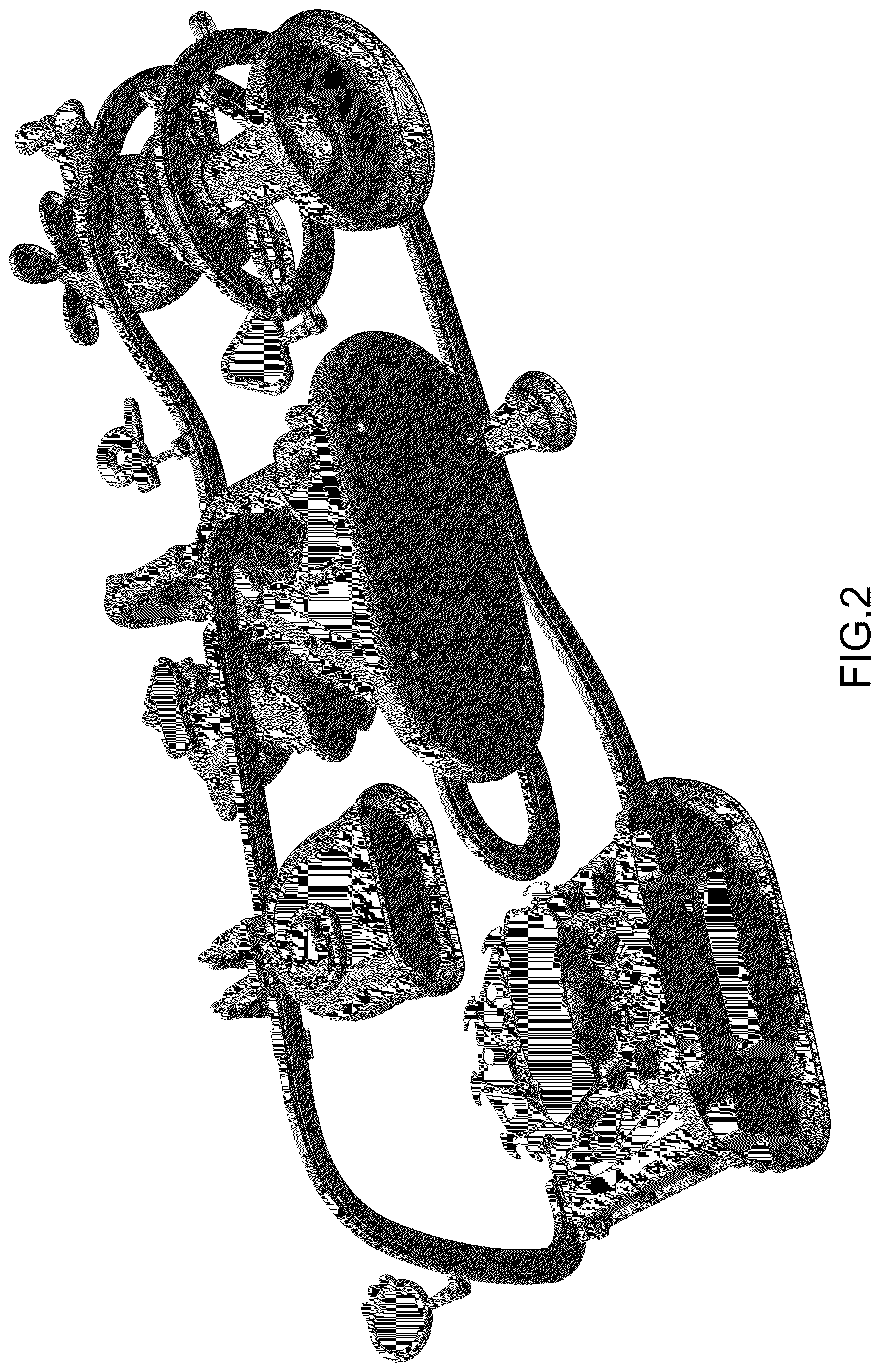 Patent USD1125404 Figure 2 – Toy track