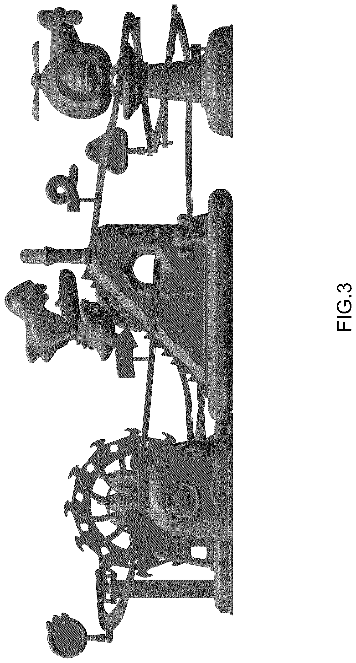 Patent USD1125404 Figure 3 – Toy track
