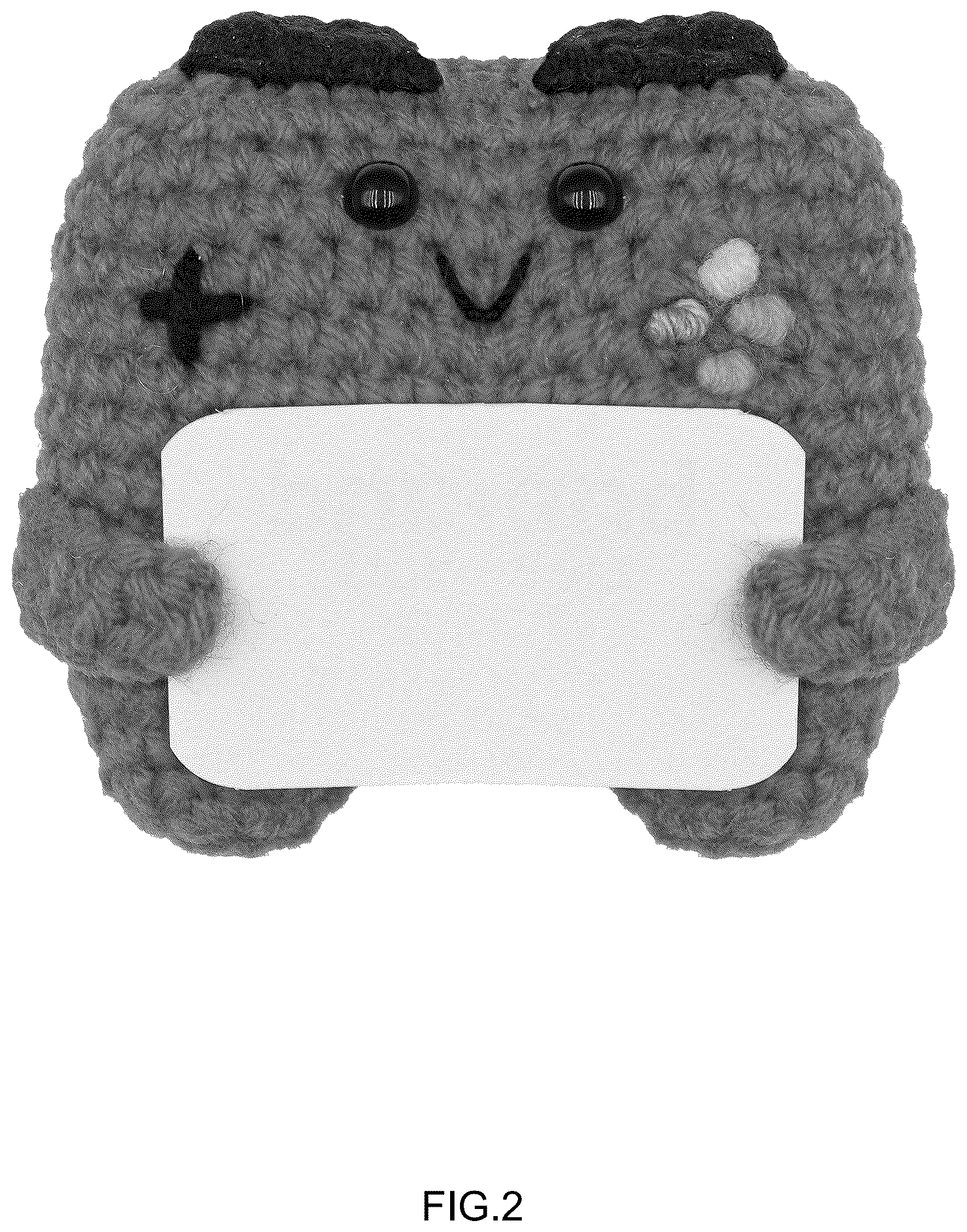 Patent USD1125405 Figure 2 – Knitted toy