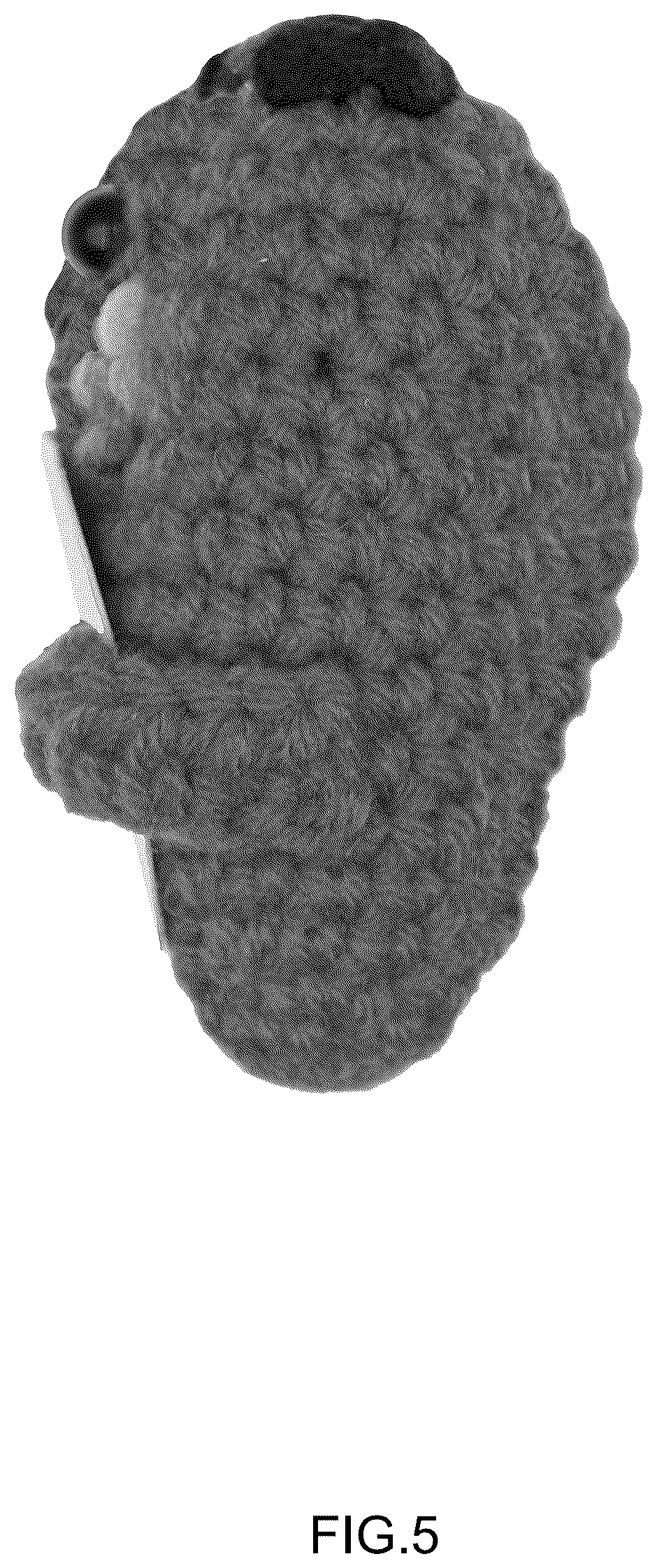 Patent USD1125405 Figure 5 – Knitted toy