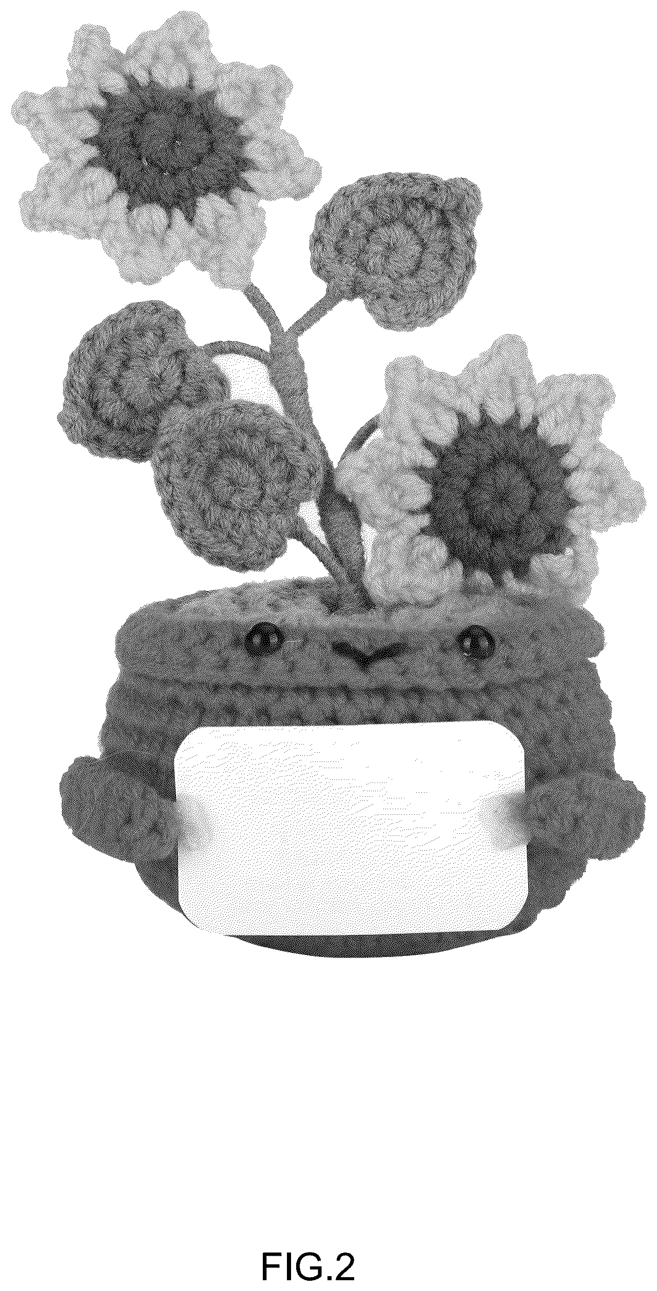 Patent USD1125408 Figure 2 – Knitted toy