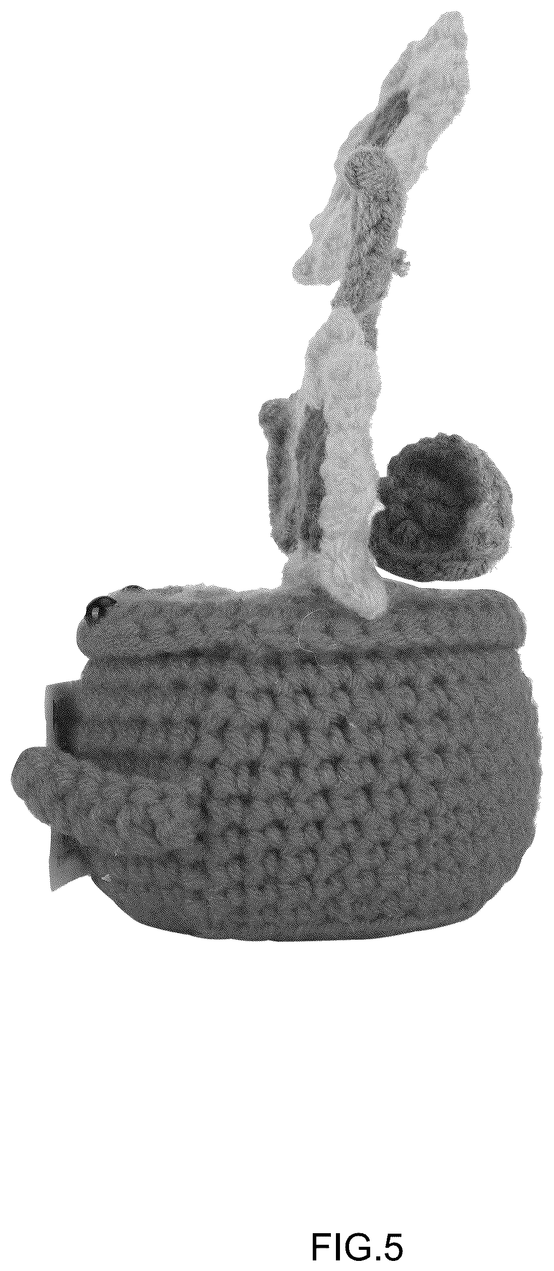 Patent USD1125408 Figure 5 – Knitted toy