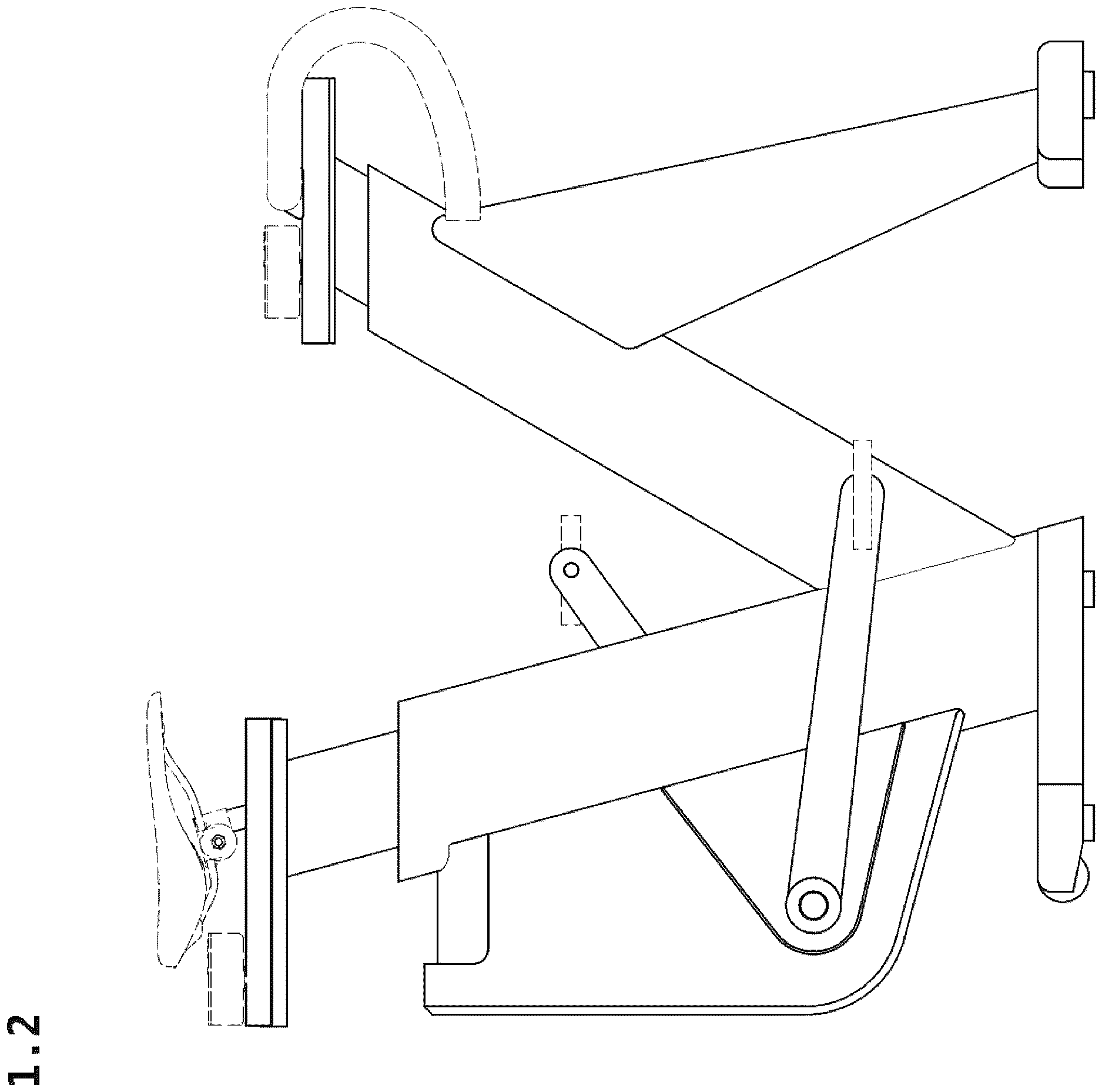 Patent USD1125410 Figure 2 – Exercise bike