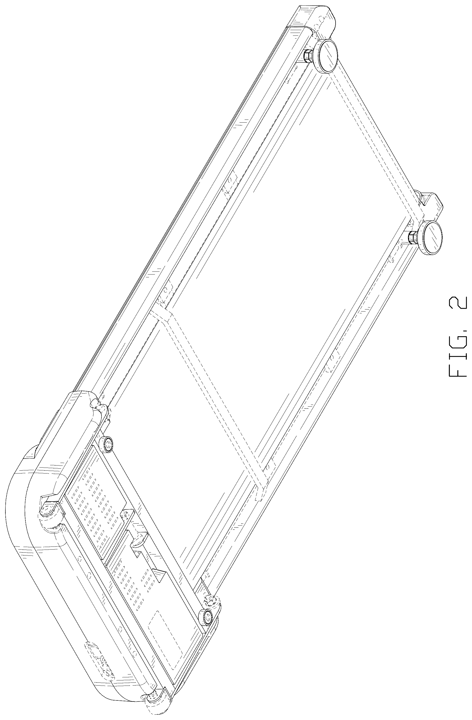 Patent USD1125411 Figure 2 – Treadmill