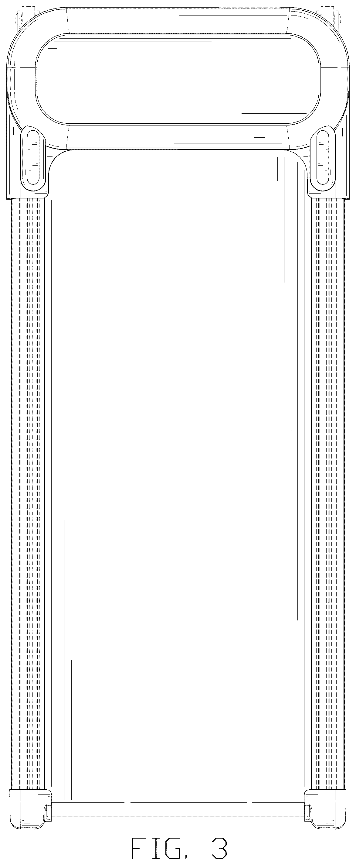 Patent USD1125411 Figure 3 – Treadmill