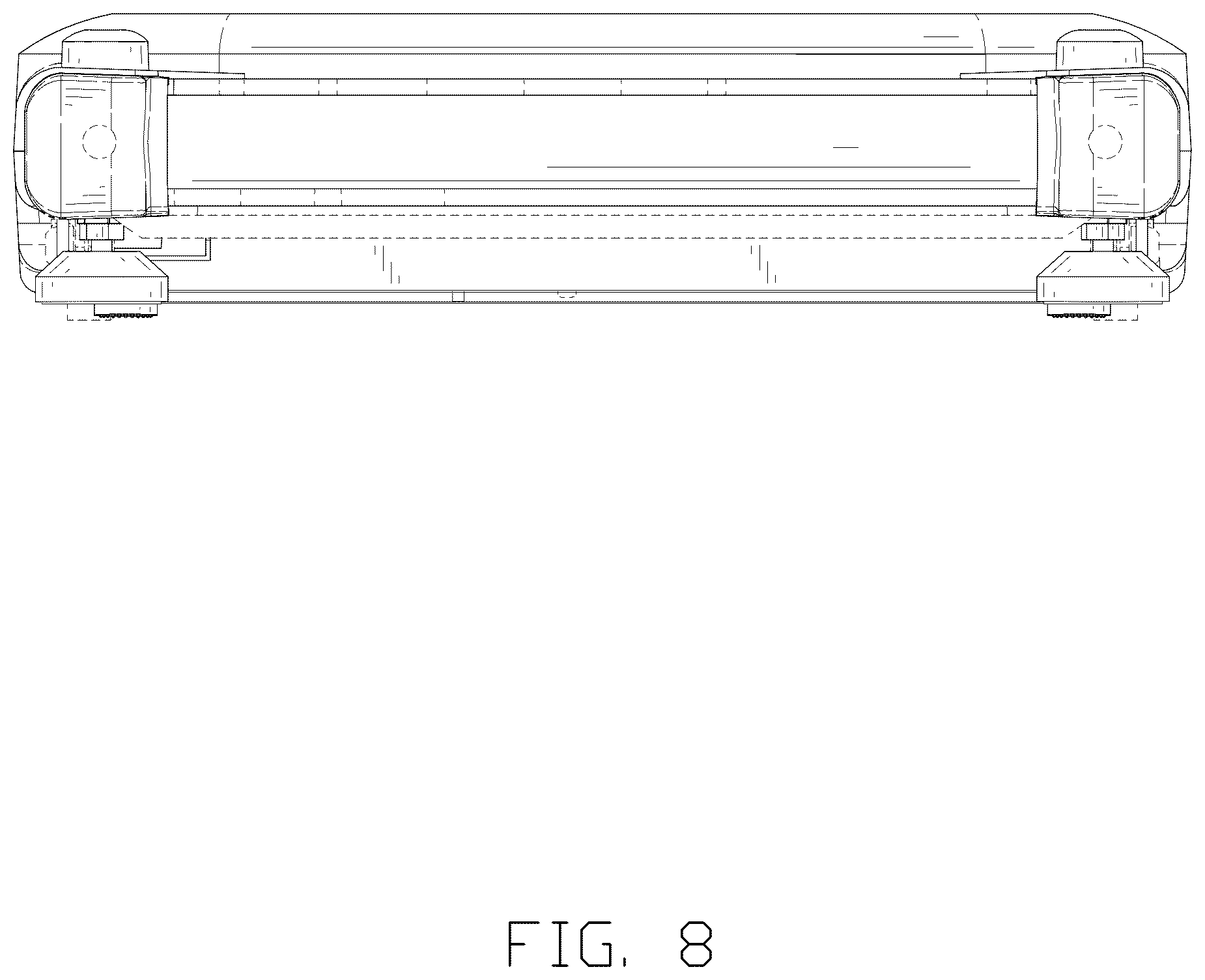 Patent USD1125411 Figure 8 – Treadmill