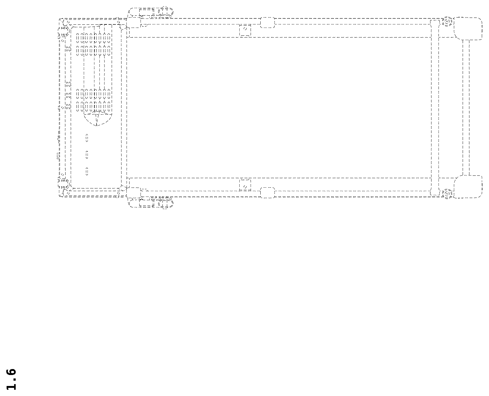 Patent USD1125412 Figure 6 – Treadmill