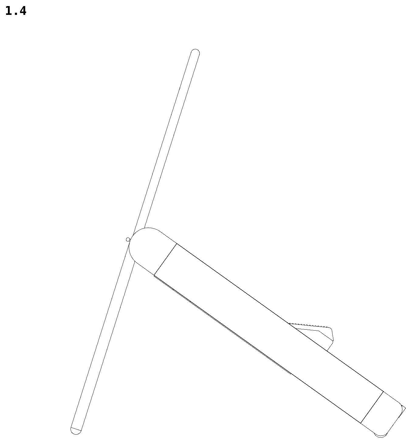 Patent USD1125413 Figure 4 – Exercising apparatus