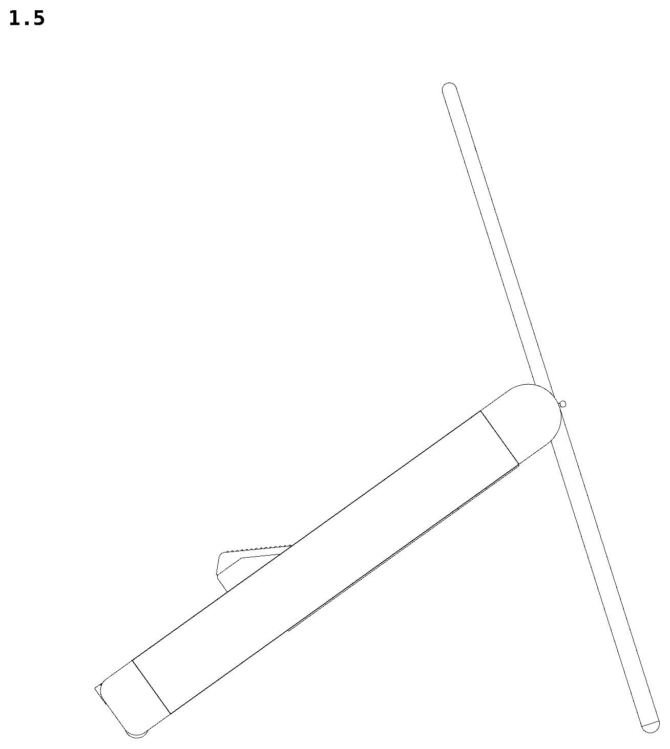 Patent USD1125413 Figure 5 – Exercising apparatus