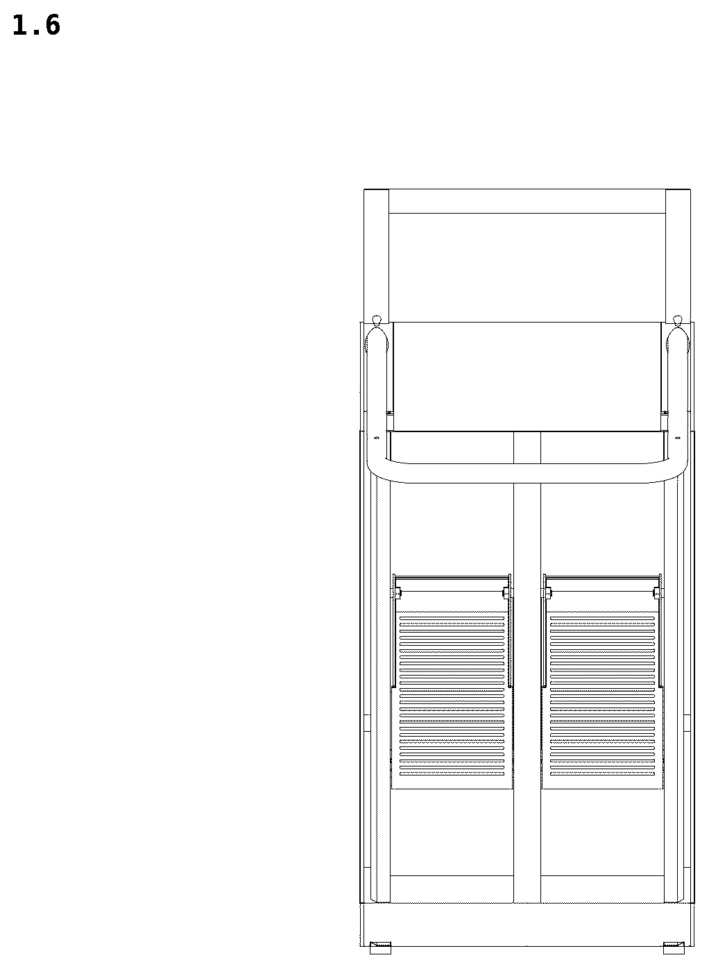 Patent USD1125413 Figure 6 – Exercising apparatus