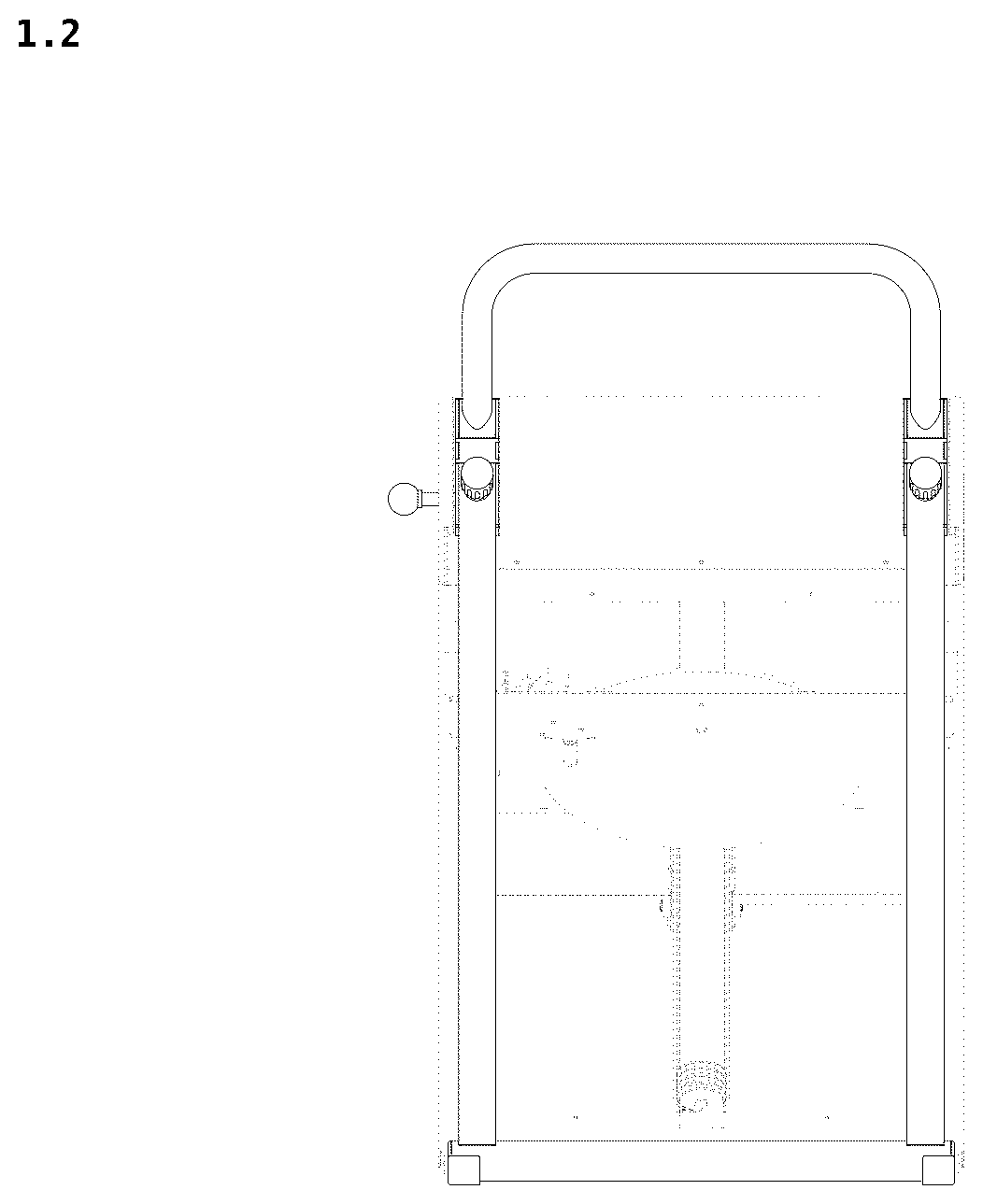 Patent USD1125414 Figure 2 – Exercising apparatus