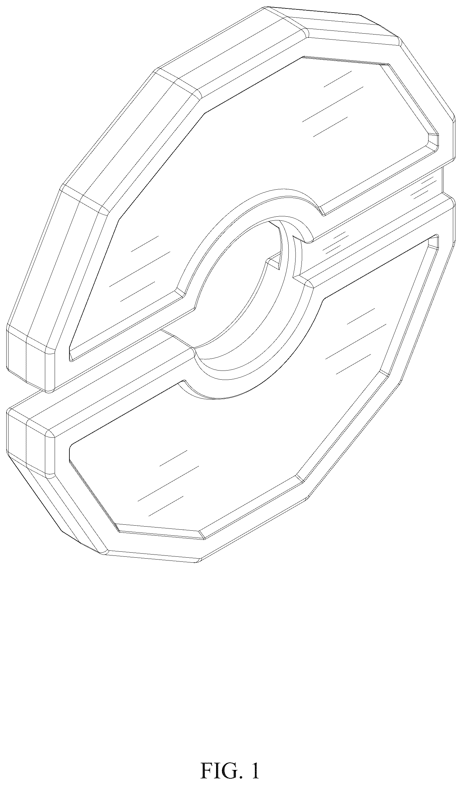 Patent USD1125415 — Dumbbell weight plate — Figure 1