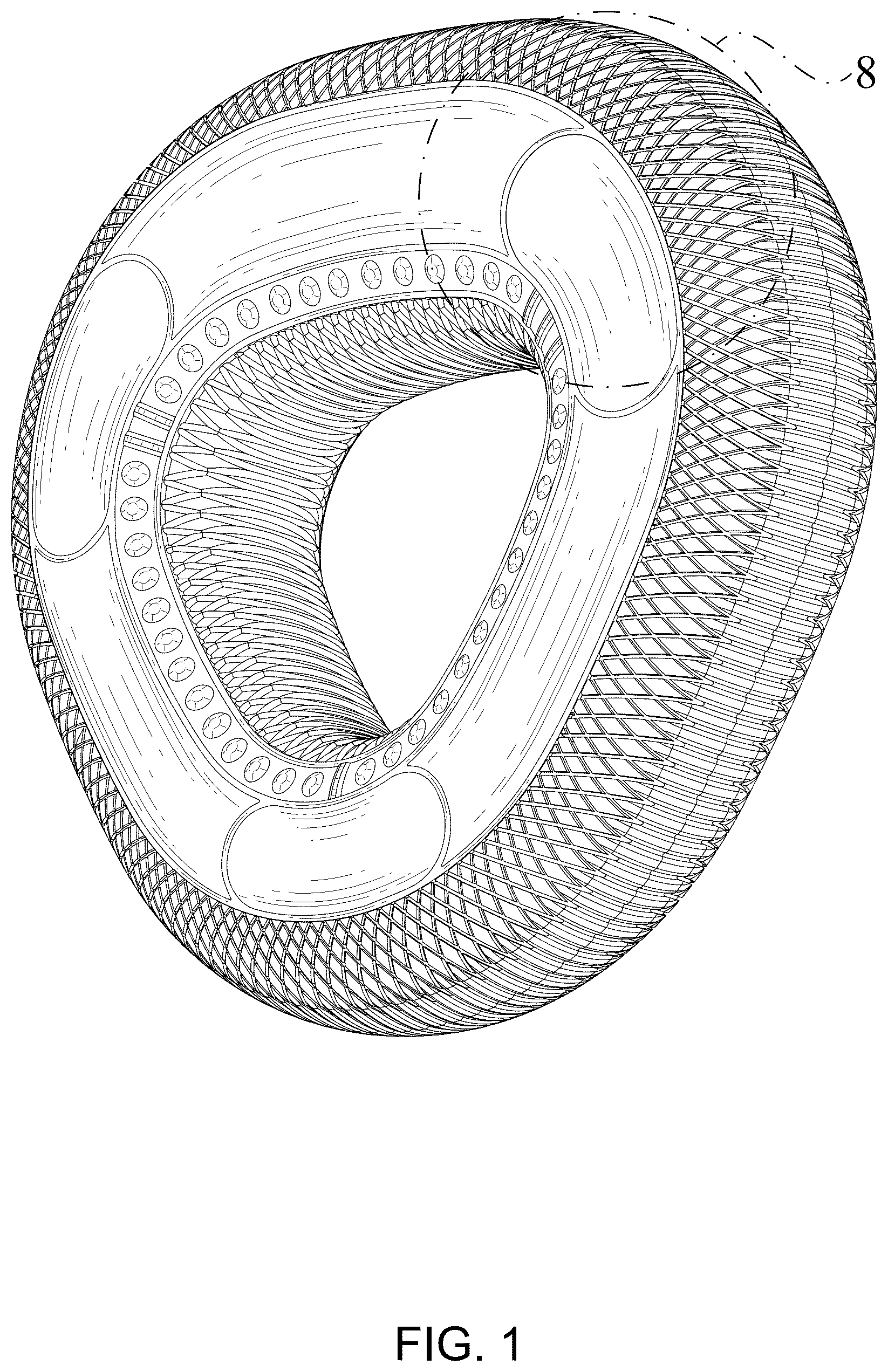 Patent USD1125416 Figure 1 – Hand grip