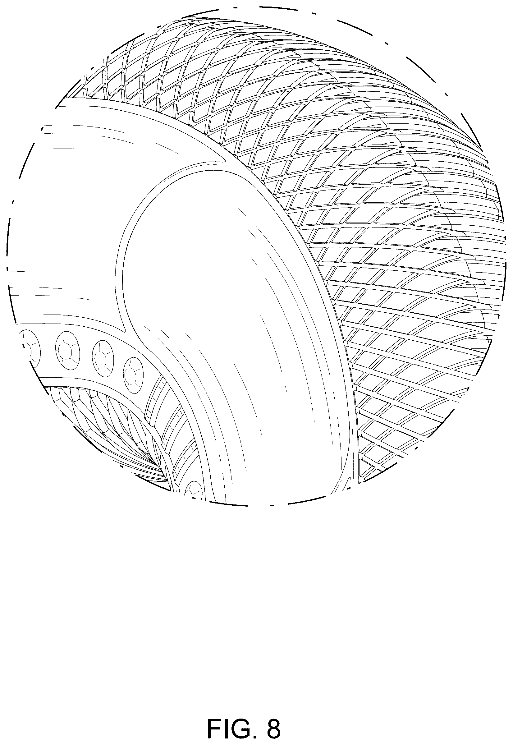 Patent USD1125416 Figure 8 – Hand grip