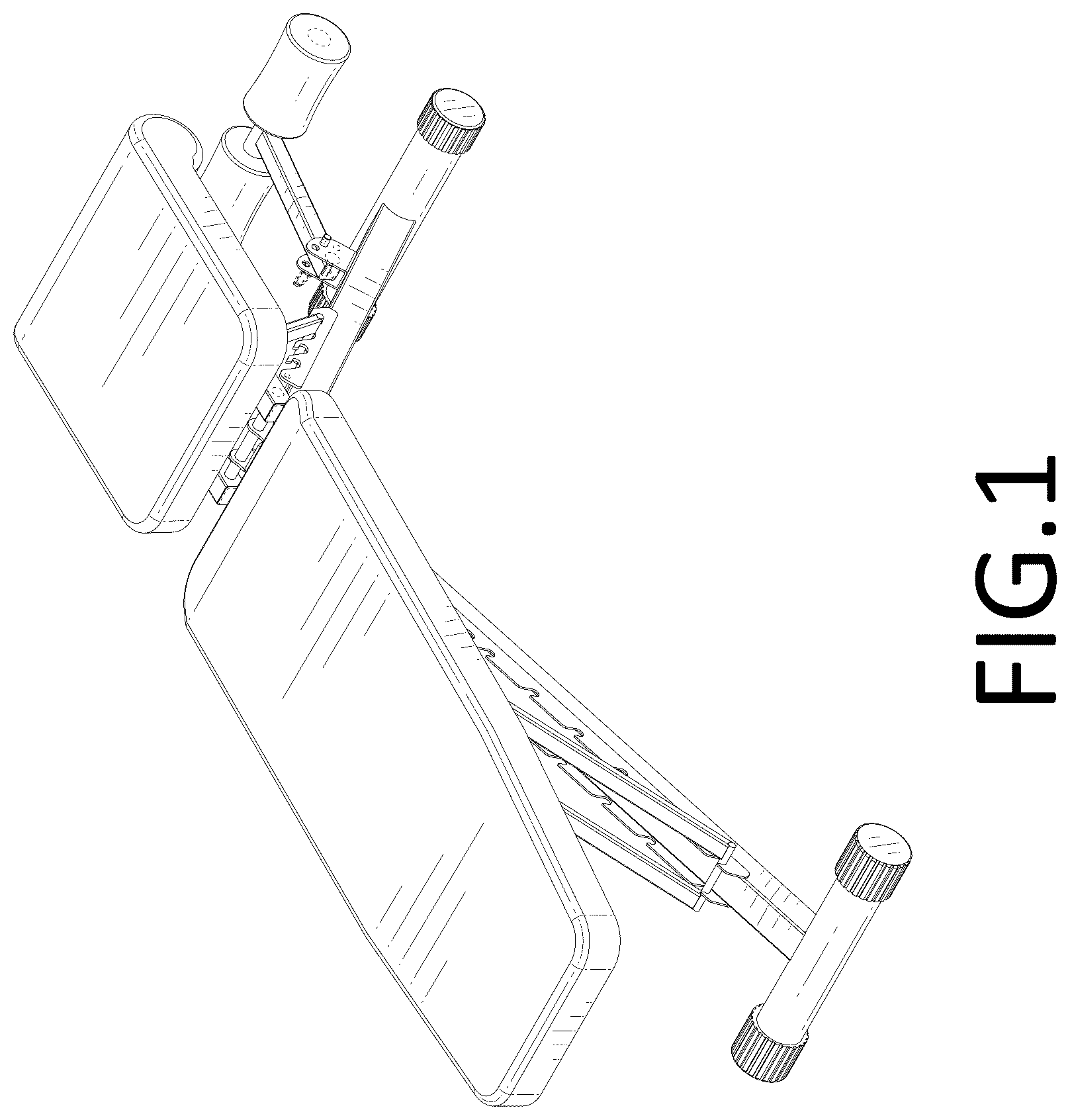 Patent USD1125417 Figure 1 – Supine board