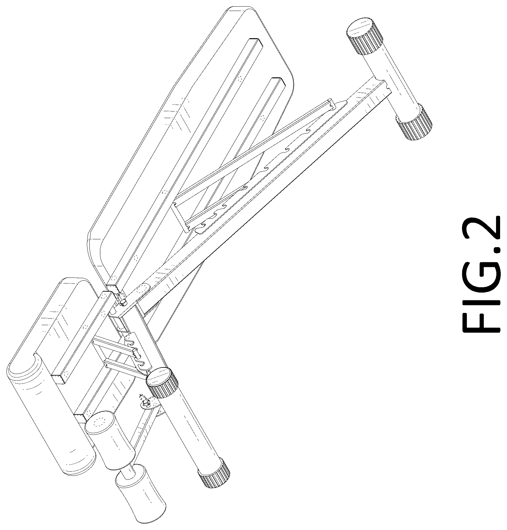 Patent USD1125417 Figure 2 – Supine board