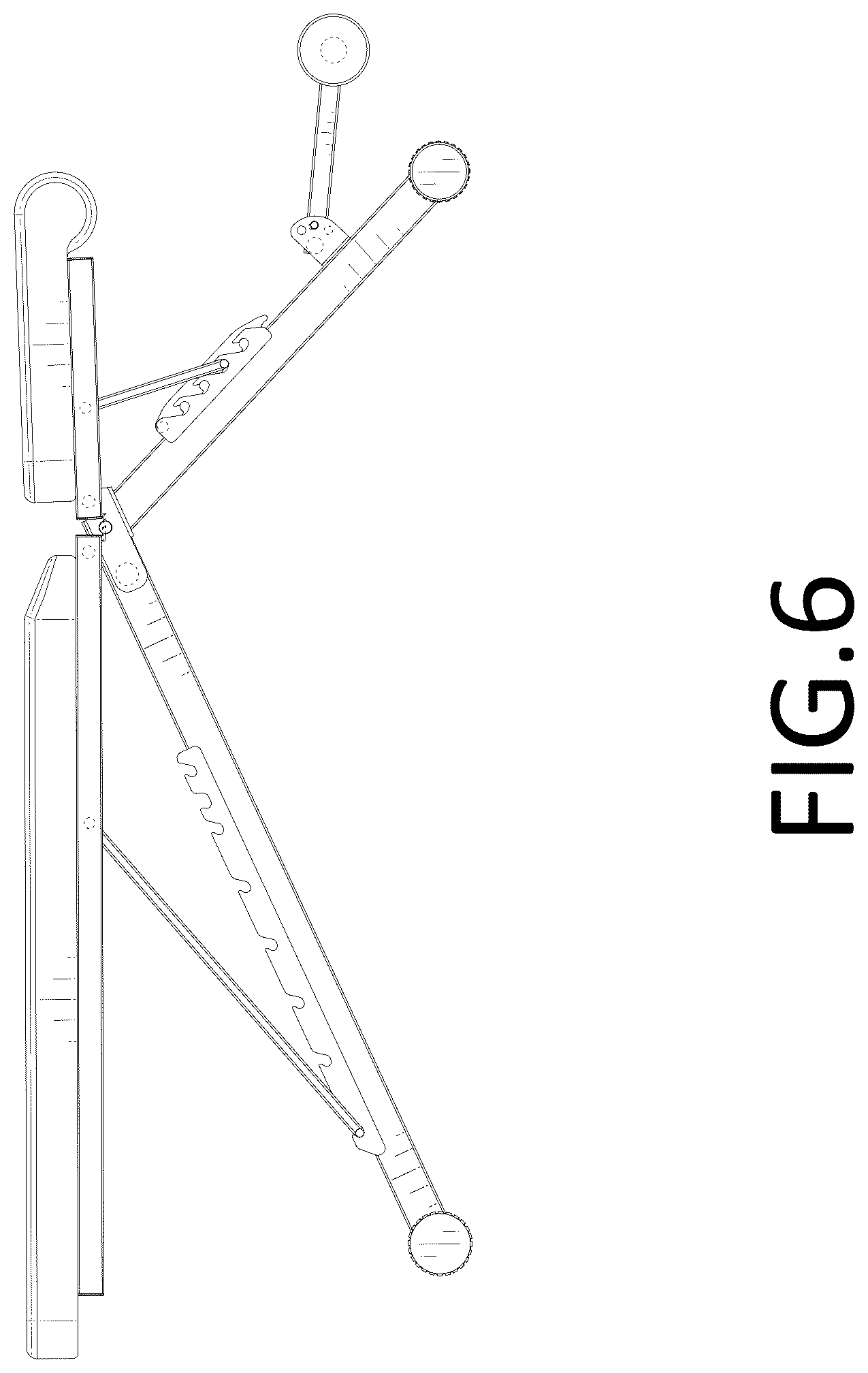 Patent USD1125417 Figure 6 – Supine board