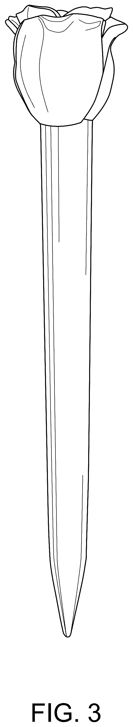 Patent USD1125419 Figure 3 – Golf tee