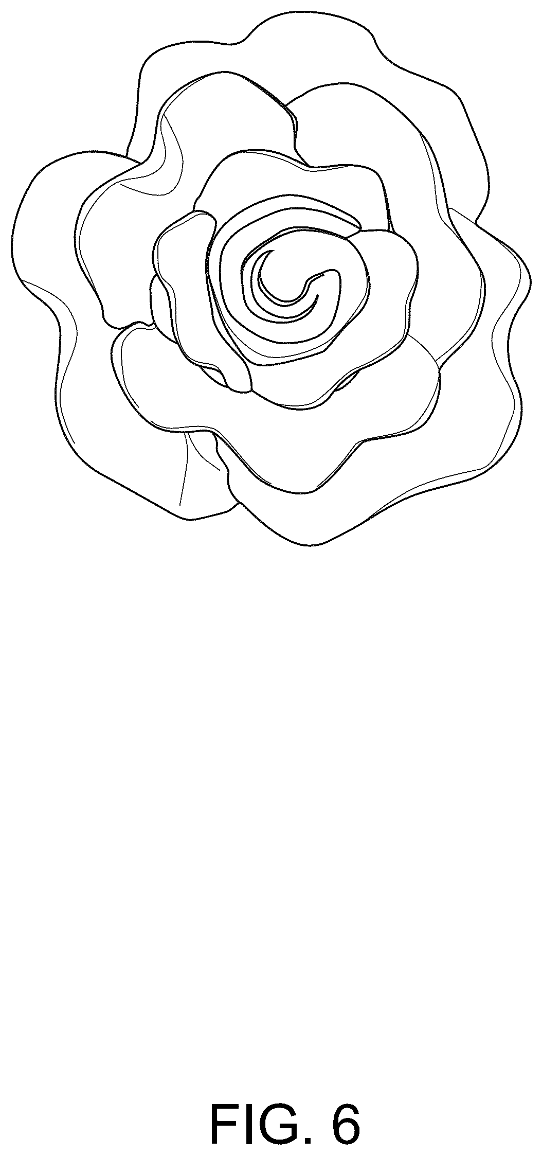Patent USD1125419 Figure 6 – Golf tee