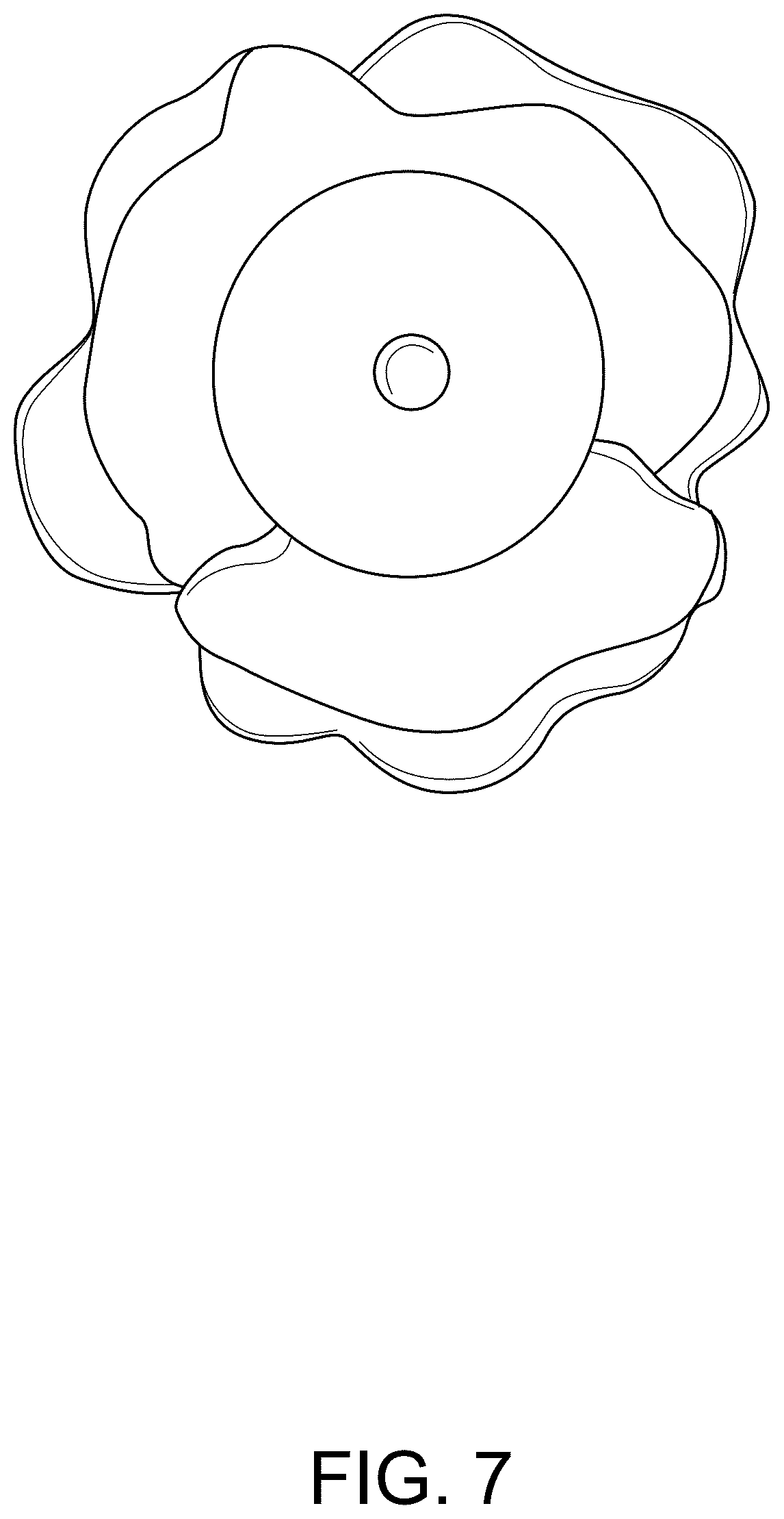 Patent USD1125419 Figure 7 – Golf tee