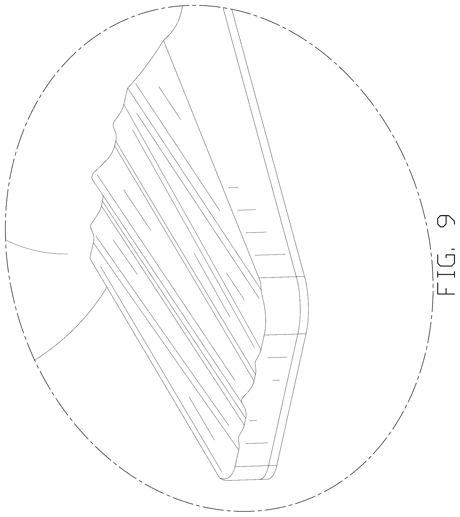 Patent USD1125420 Figure 9 – Frame for driving game