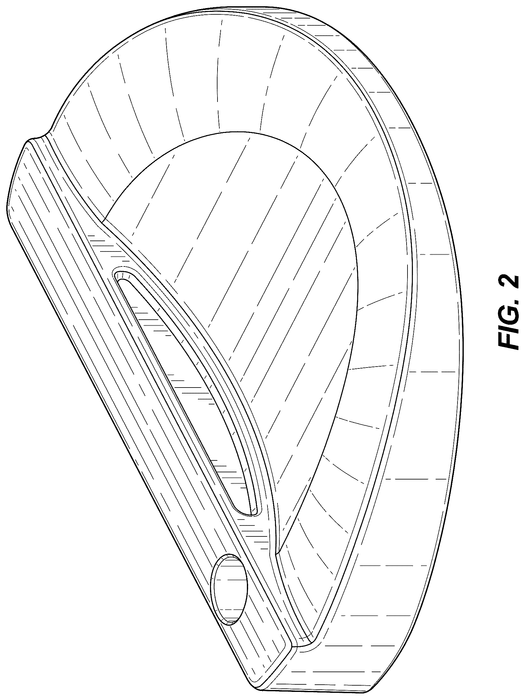 Patent USD1125421 Figure 2 – Golf club head