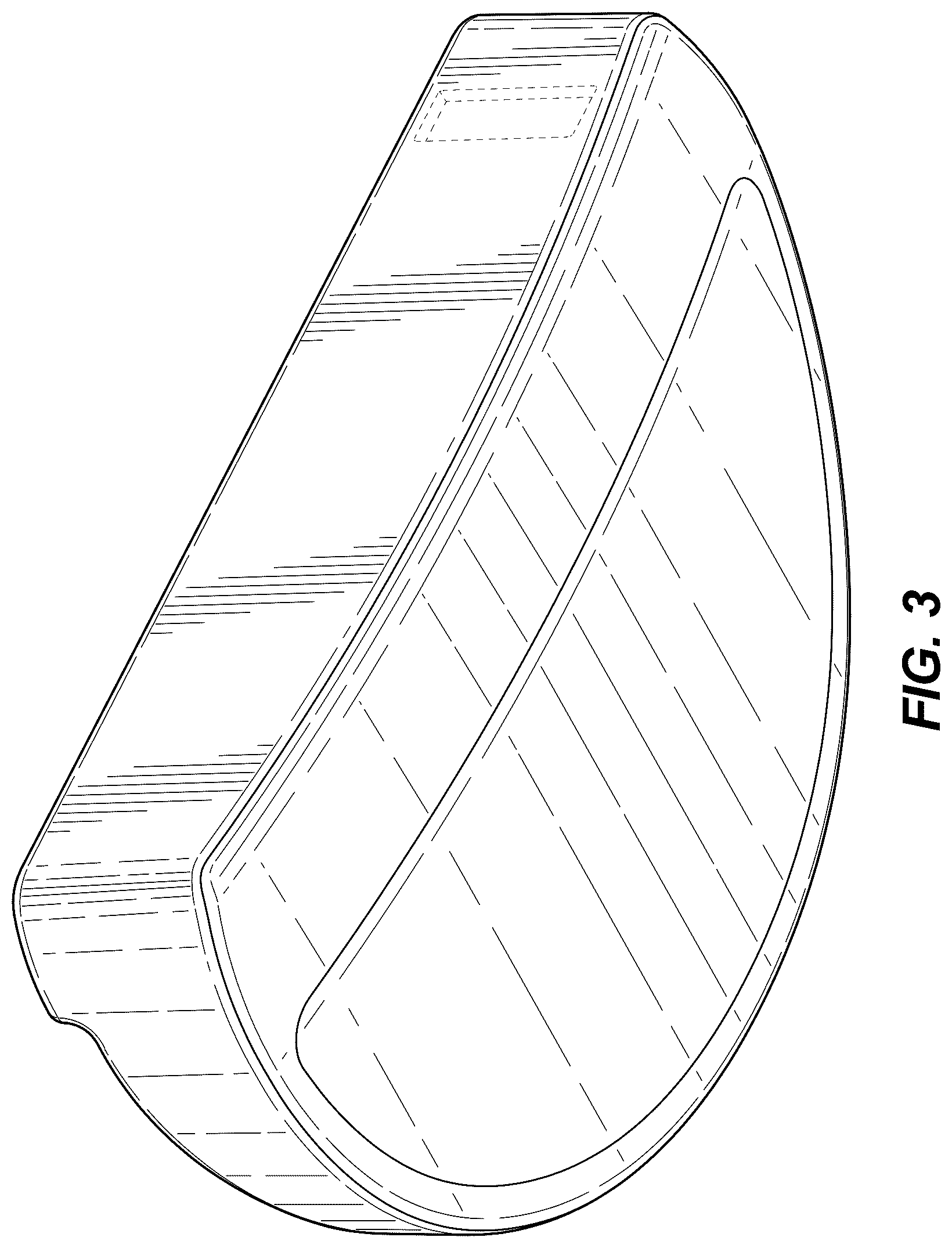 Patent USD1125421 Figure 3 – Golf club head